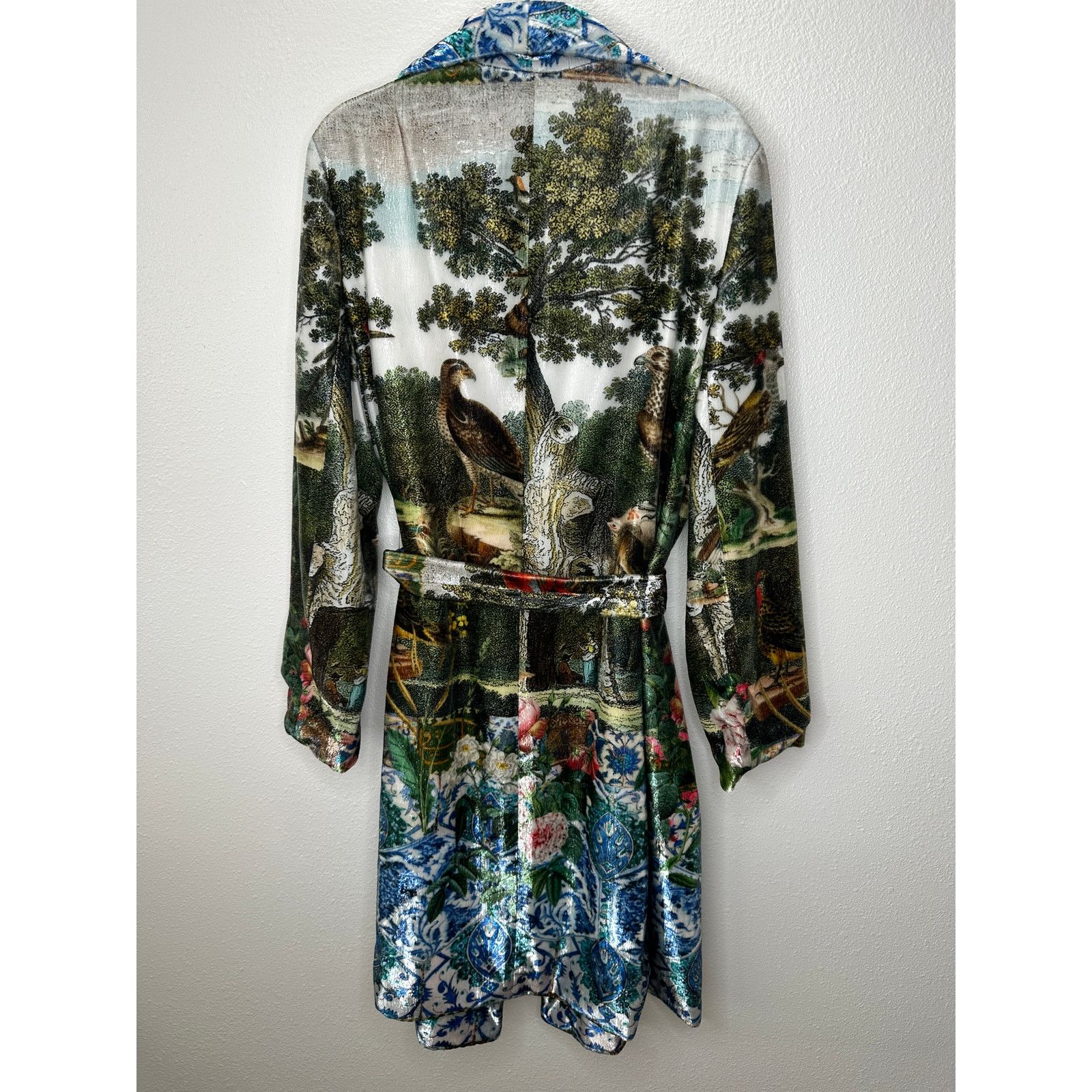 Libertine Libertine Tie Waist House Coat Long Sleeve Green 3X / XL Size XL / US 12-14 / IT 48-50 - 9 Thumbnail