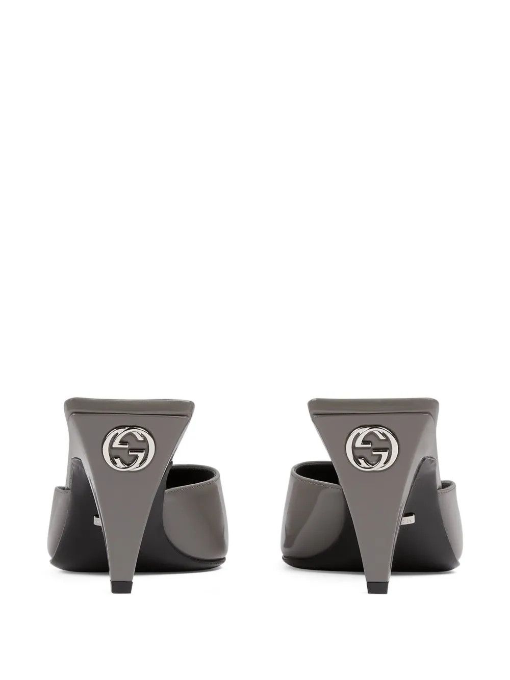 Gucci o1s1wg110225 Women's Mules Sandals in Grey Size US 9 / IT 39 - 3 Thumbnail