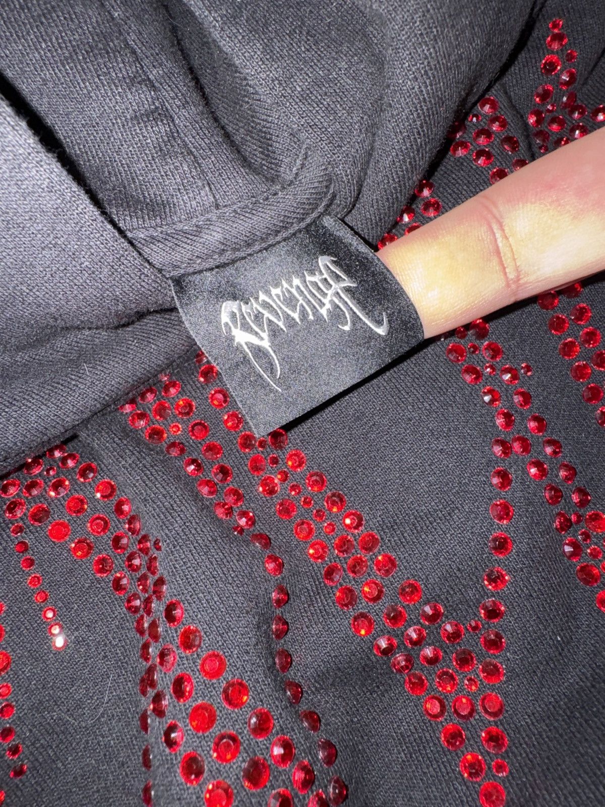 Revenge Revenge Heartbreak Bejewled Hoodie 2024 Size US XXL / EU 58 / 5 - 4 Thumbnail