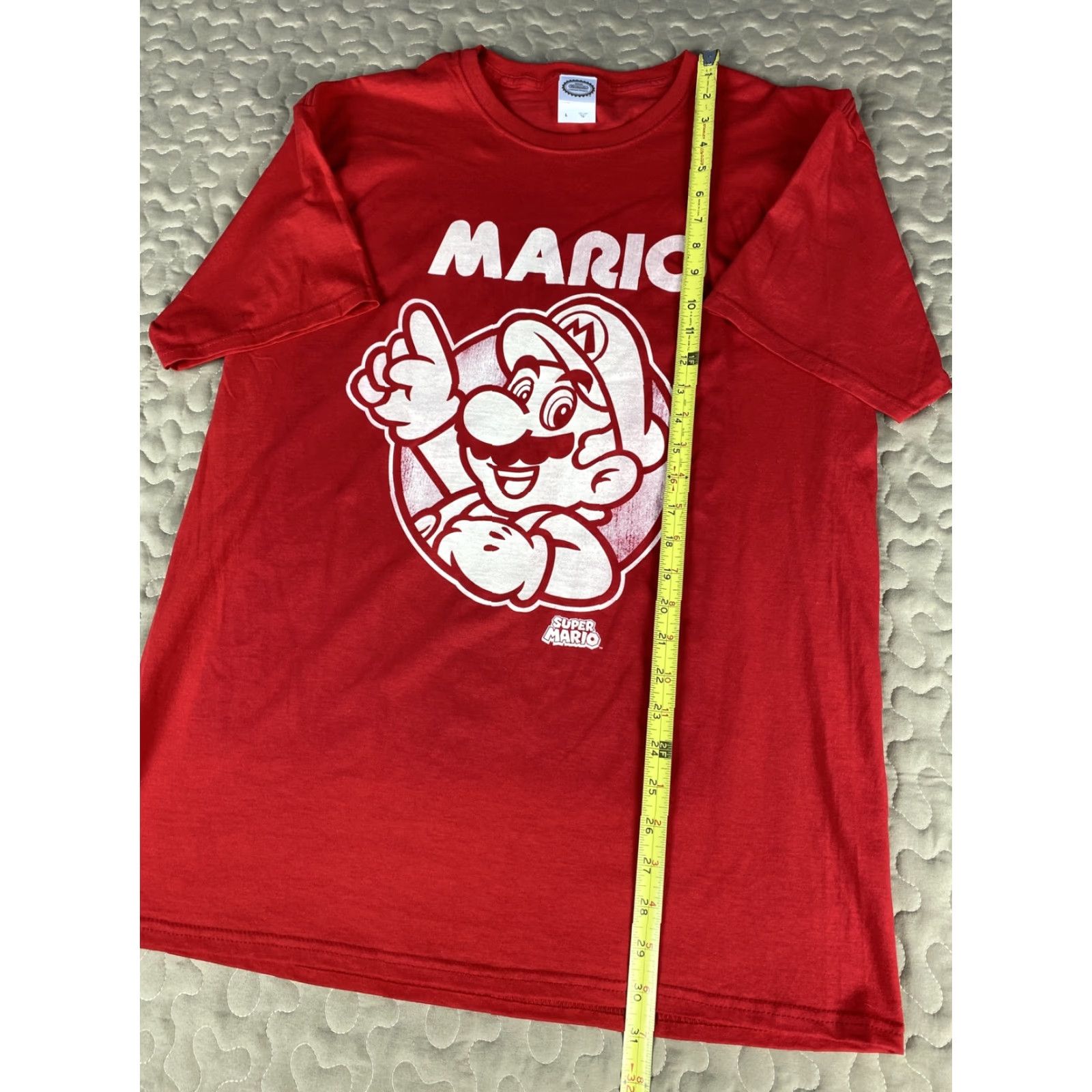 Nintendo Nintendo Official OEM Mario T Shirt Graphic Tee Super Mario Red L Mens Shirt Size US L / EU 52-54 / 3 - 5 Thumbnail