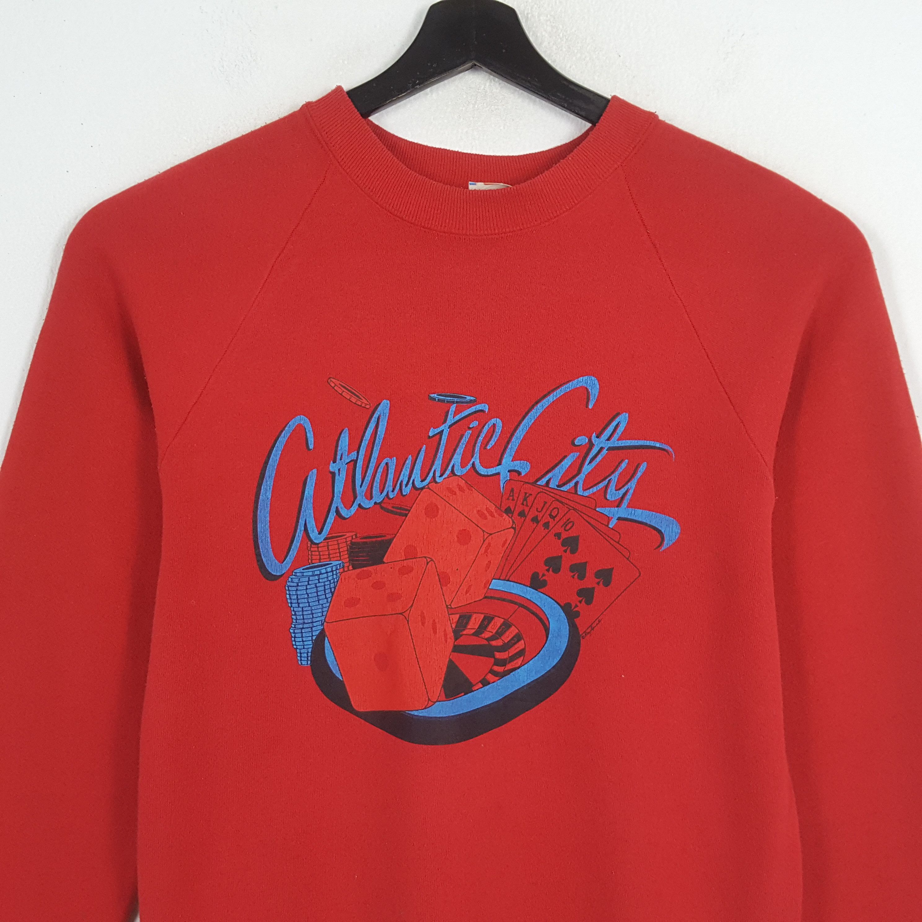 Vintage ATLANTA CITY Streetwear Style Vintage Sweatshirt Size US S / EU 44-46 / 1 - 2 Thumbnail