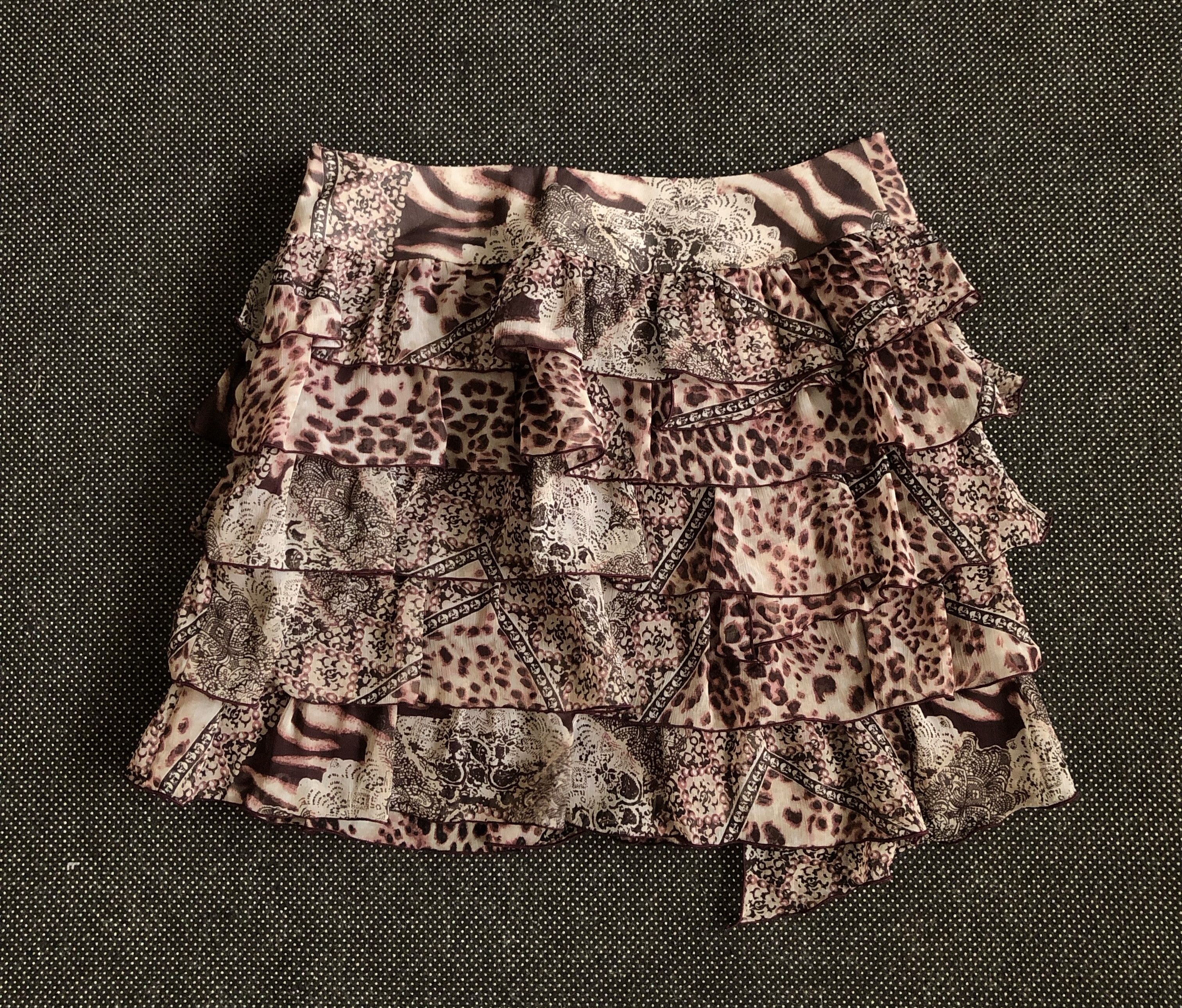 Tornado Mart RARE🔥TORNADO MART JAPAN RUFFLE LAYERS MINI SKIRT Size 28" / US 6 / IT 42 - 2 Thumbnail