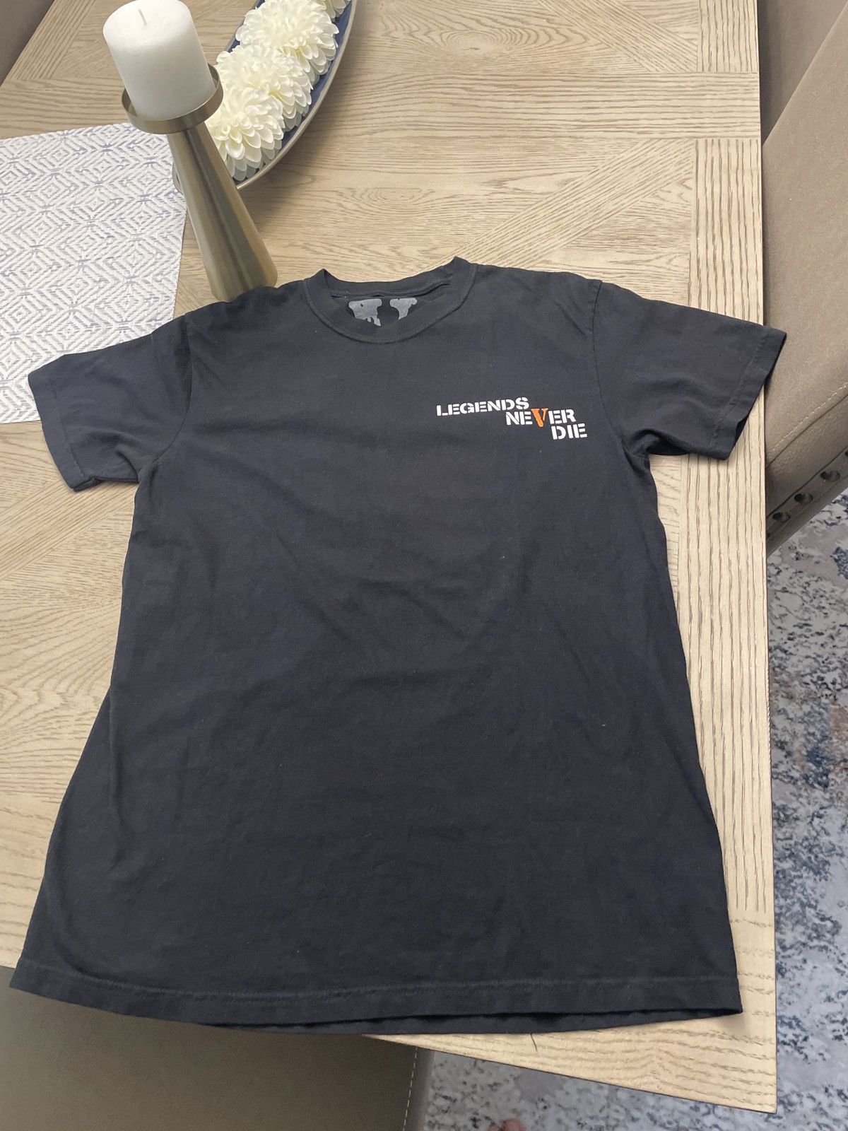 Vlone Juice Wrld x Vlone 999 T-Shirt Black Size US M / EU 48-50 / 2 - 1 Thumbnail