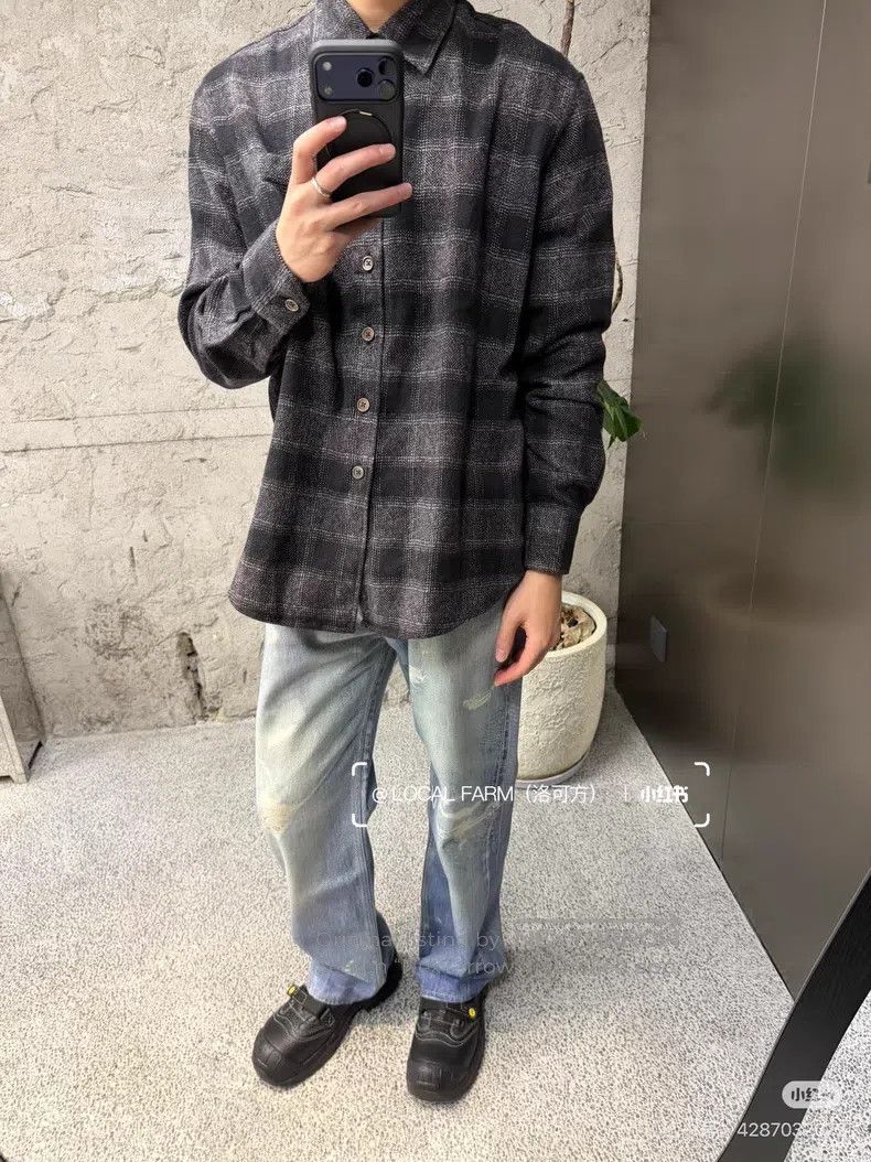 Our Legacy Our Legacy Long Sleeve Plaid Shirt Size US M / EU 48-50 / 2 - 7 Thumbnail