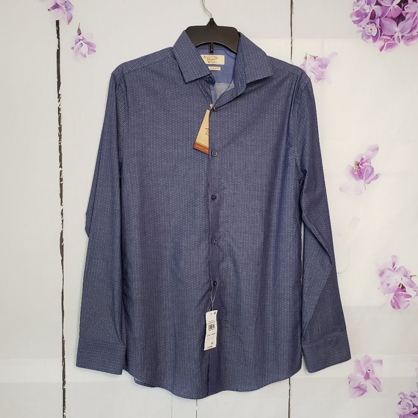 Original Penguin Original Penguin Munsingwear Button Slim Fit Dress Shirt Size US S / EU 44-46 / 1 - 1 Thumbnail