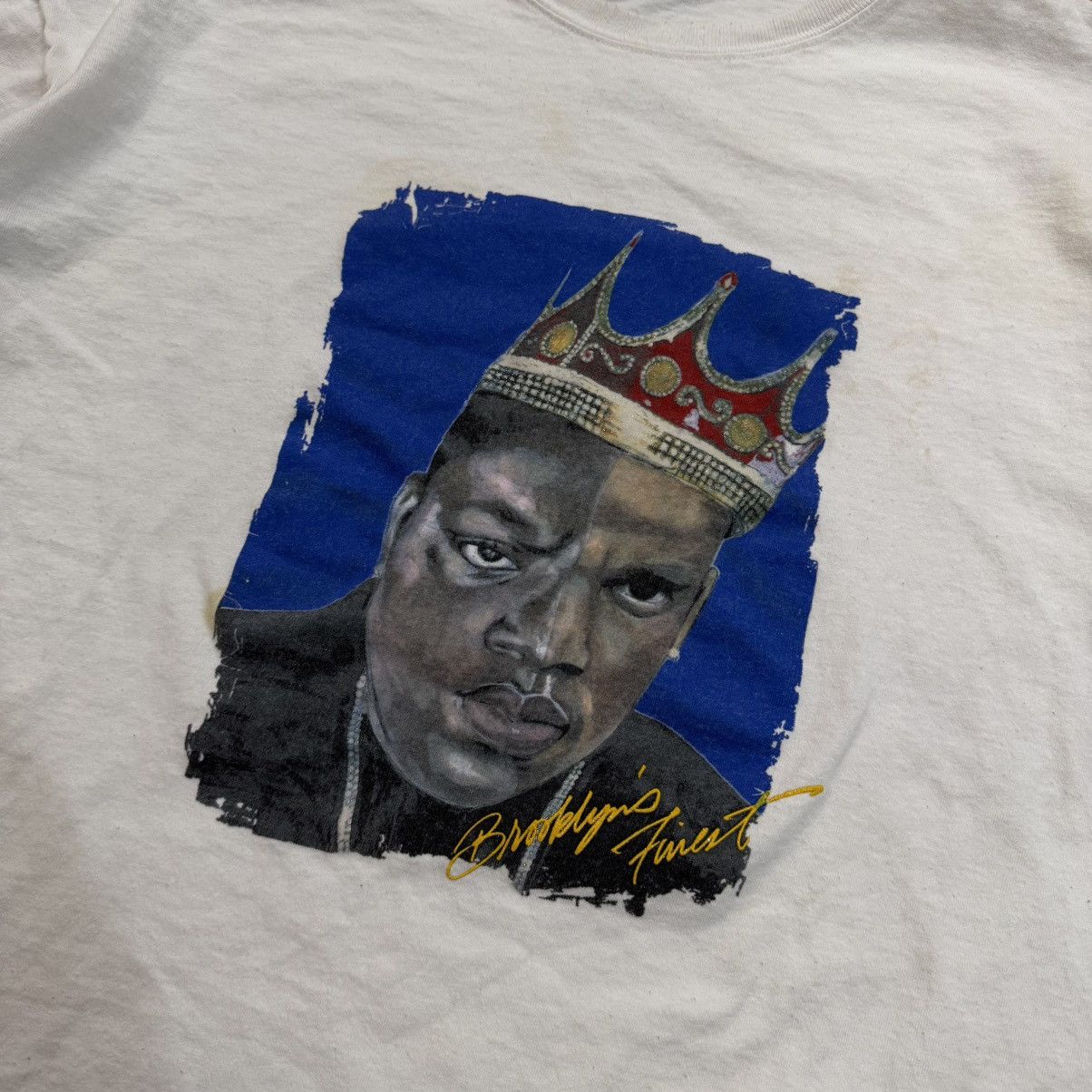 Other Vintage Notorious BIG Biggie Smalls Rap Changes White Shirt Size US XXL / EU 58 / 5 - 2 Thumbnail