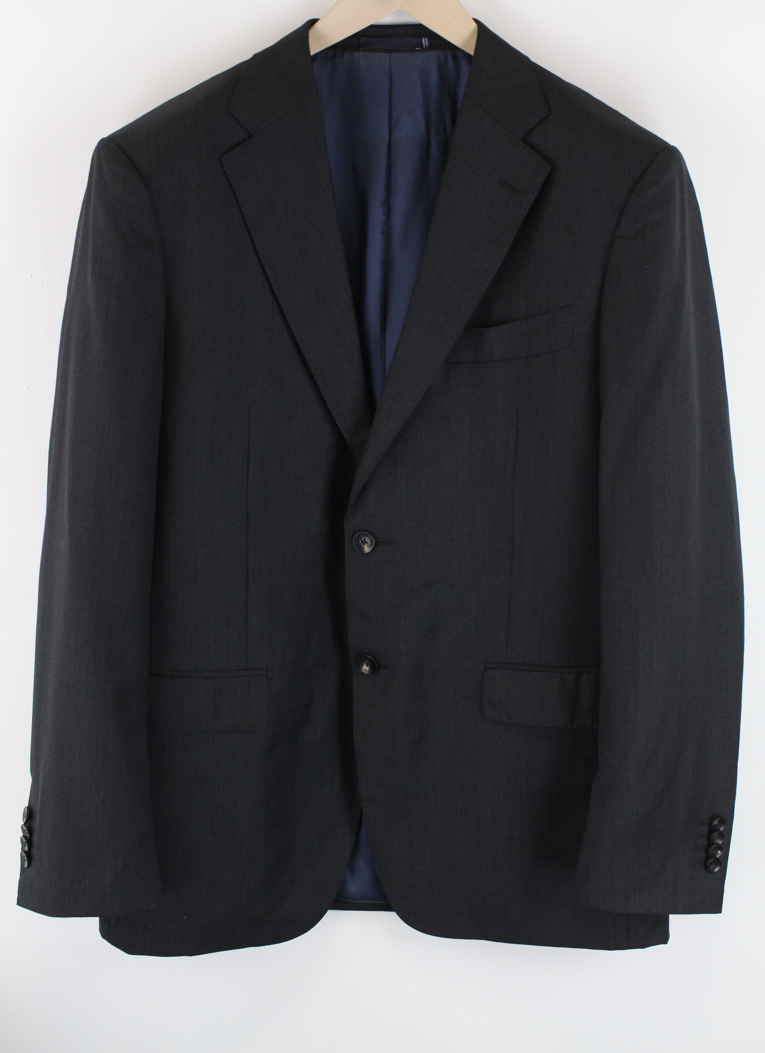 Suitsupply NAPOLI UK44L Wool Super 110's Grey Zignone Blazer 60880 Size 44L - 1 Thumbnail