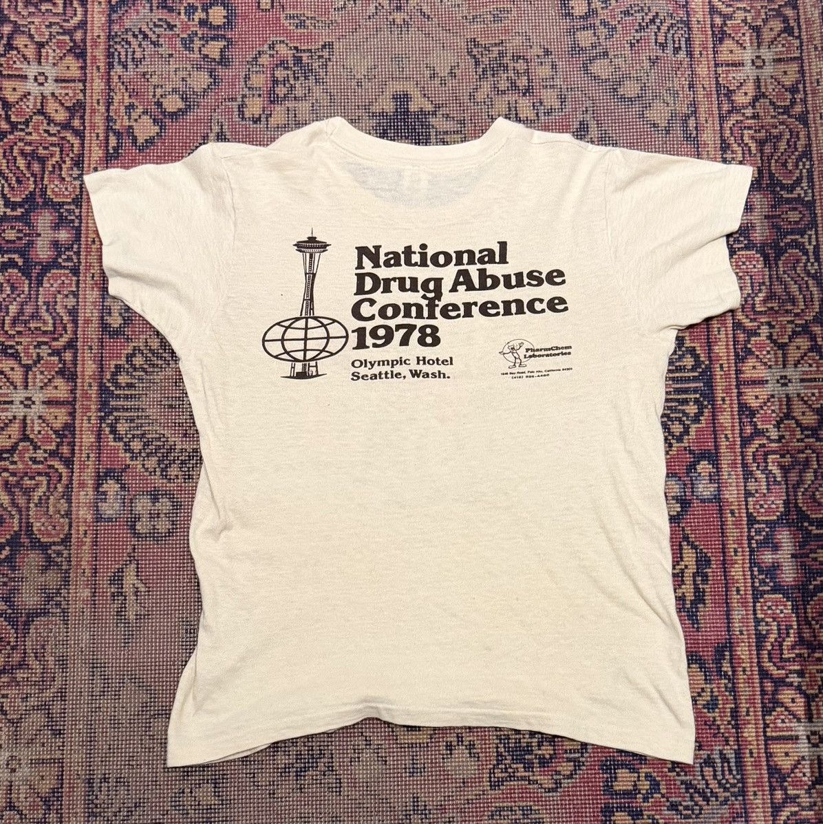 Vintage 1978 National Drug Abuse Conference T shirt Size US S / EU 44-46 / 1 - 2 Thumbnail