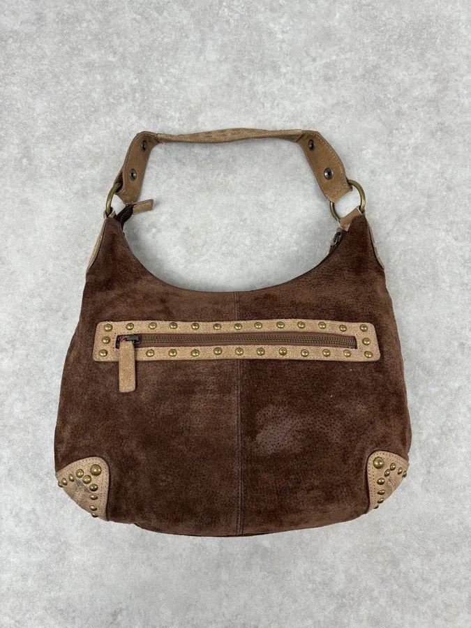 Just Cavalli AW2008 Cavalli Brown Suede Leather Handle Bag Size ONE SIZE - 5 Thumbnail
