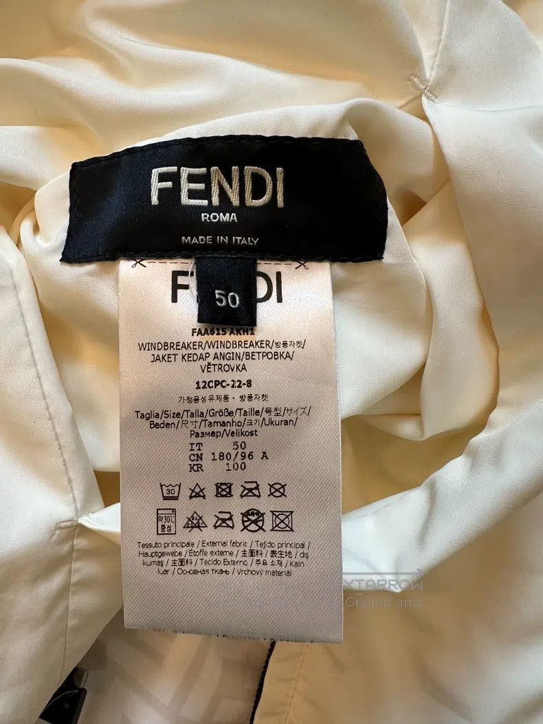 Fendi Fendi Logo Printed Reversible Hooded Jacket Size US M / EU 48-50 / 2 - 5 Thumbnail
