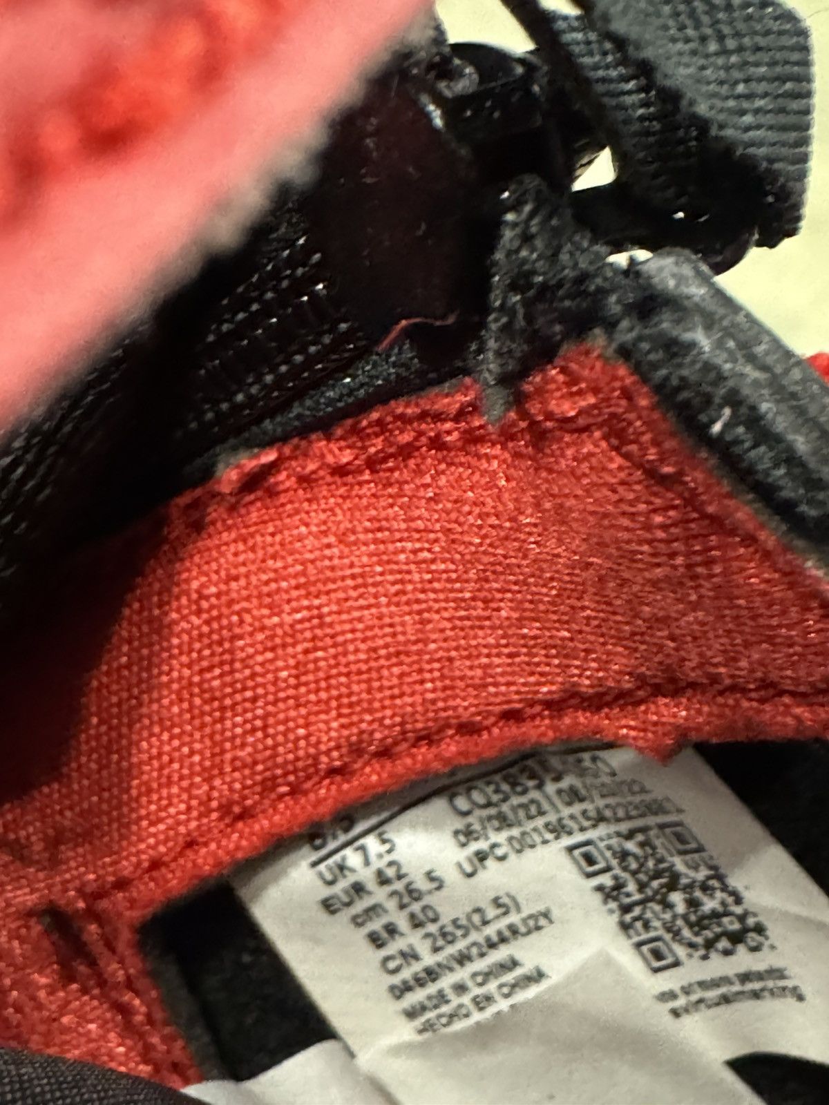 Jordan Brand Jordan 1 High Fly.ease Bred Size 8.5 Size US 8.5 / EU 41-42 - 7 Thumbnail