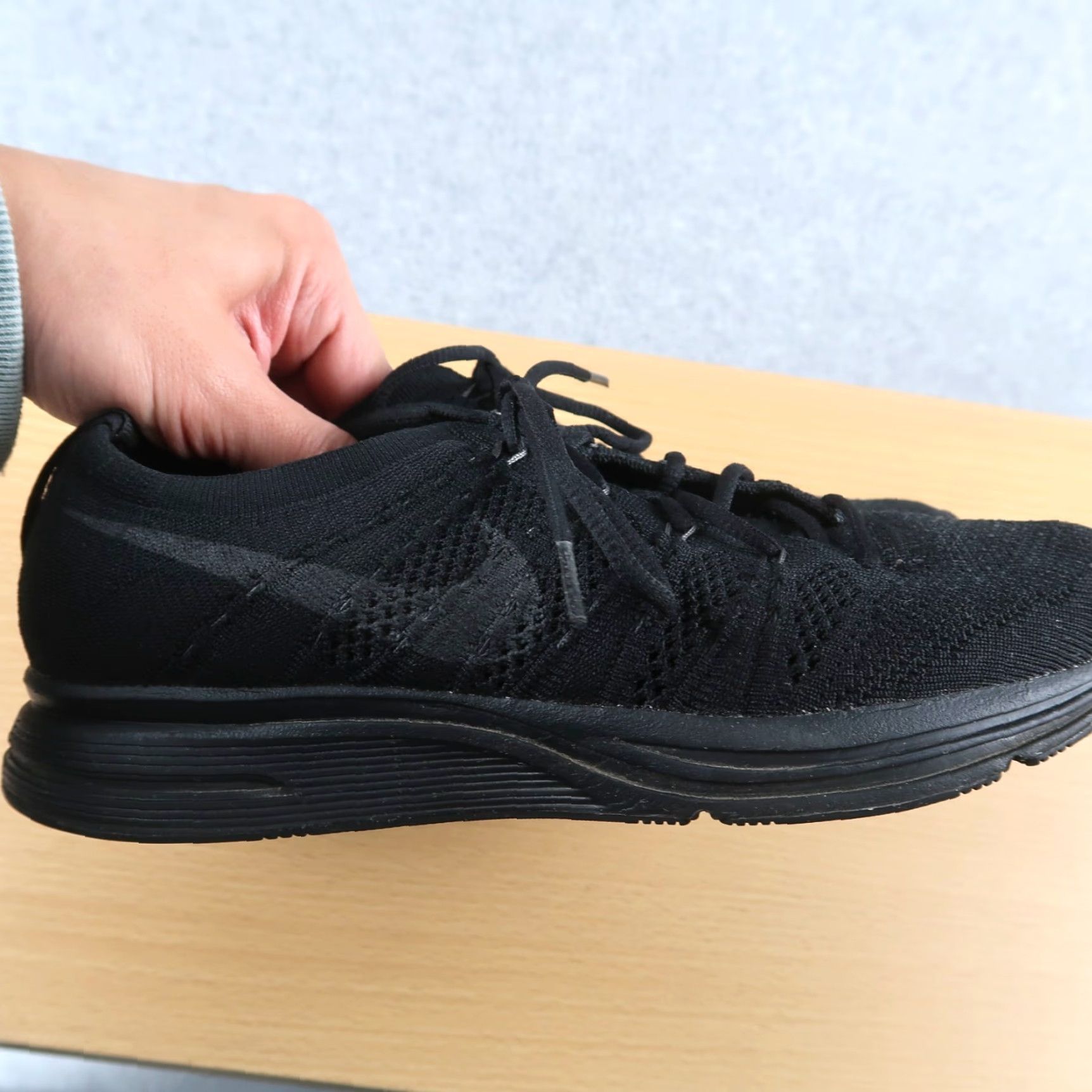 Nike Nike Air Flyknit Trainer 2017 Black Anthracite AH8396-004 Women Shoe US 6 Nike Flyknit Trainer+ Sneaker Casual Activewear Running Womens Size US 5.5 / IT 35.5 - 3 Thumbnail