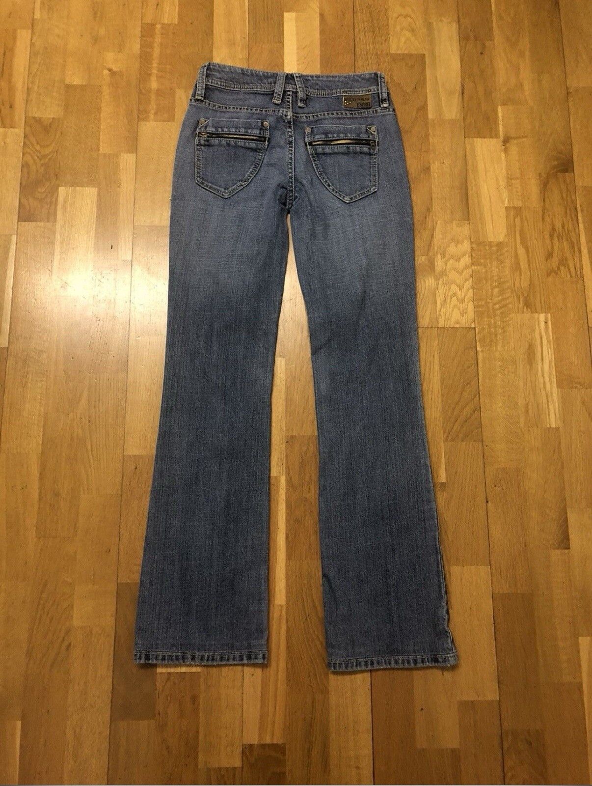 Esprit Esprit Vintage Denim Jeans Long Straight Fit High Quality Size 25" / US 0 / IT 36 - 2 Thumbnail