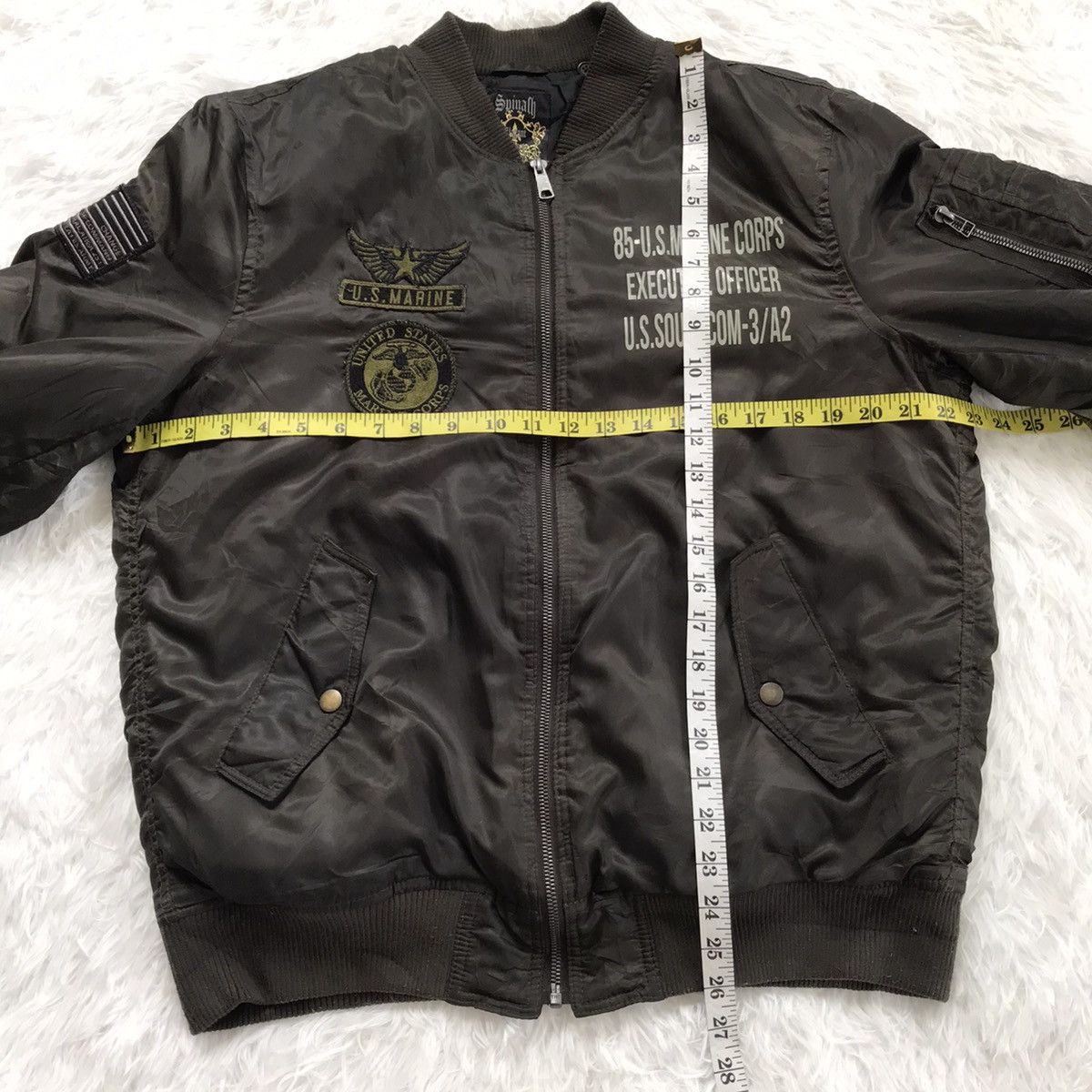 Japanese Brand Spinalh bomber style jacket military Size US M / EU 48-50 / 2 - 7 Thumbnail