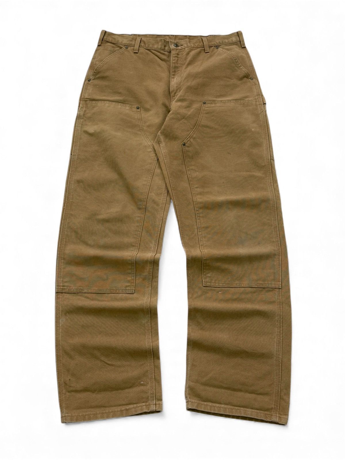 Carhartt Vintage Carhartt Double Knee Brown Baggy Pants Size US 34 / EU 50 - 8 Thumbnail