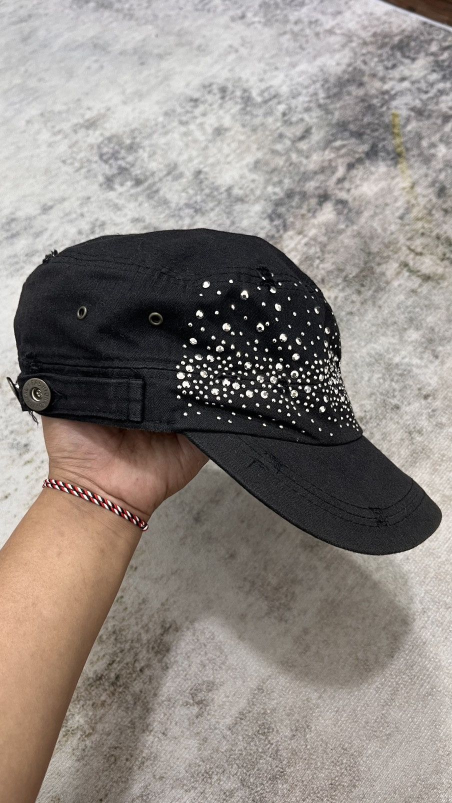 Other Skull Punk Distressed Gothic Comando Hats Size ONE SIZE - 2 Thumbnail