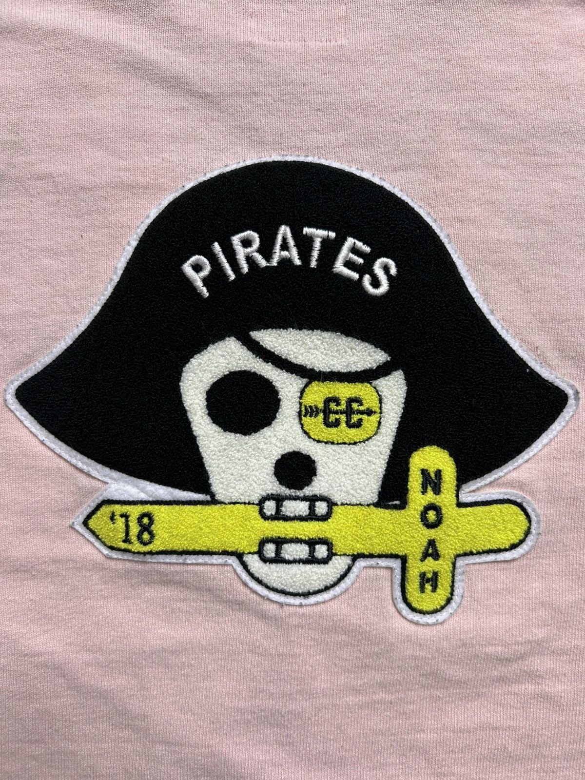 Other Noah Pirates Embroidered Cardigan Pink Made in Canada Size US L / EU 52-54 / 3 - 3 Thumbnail