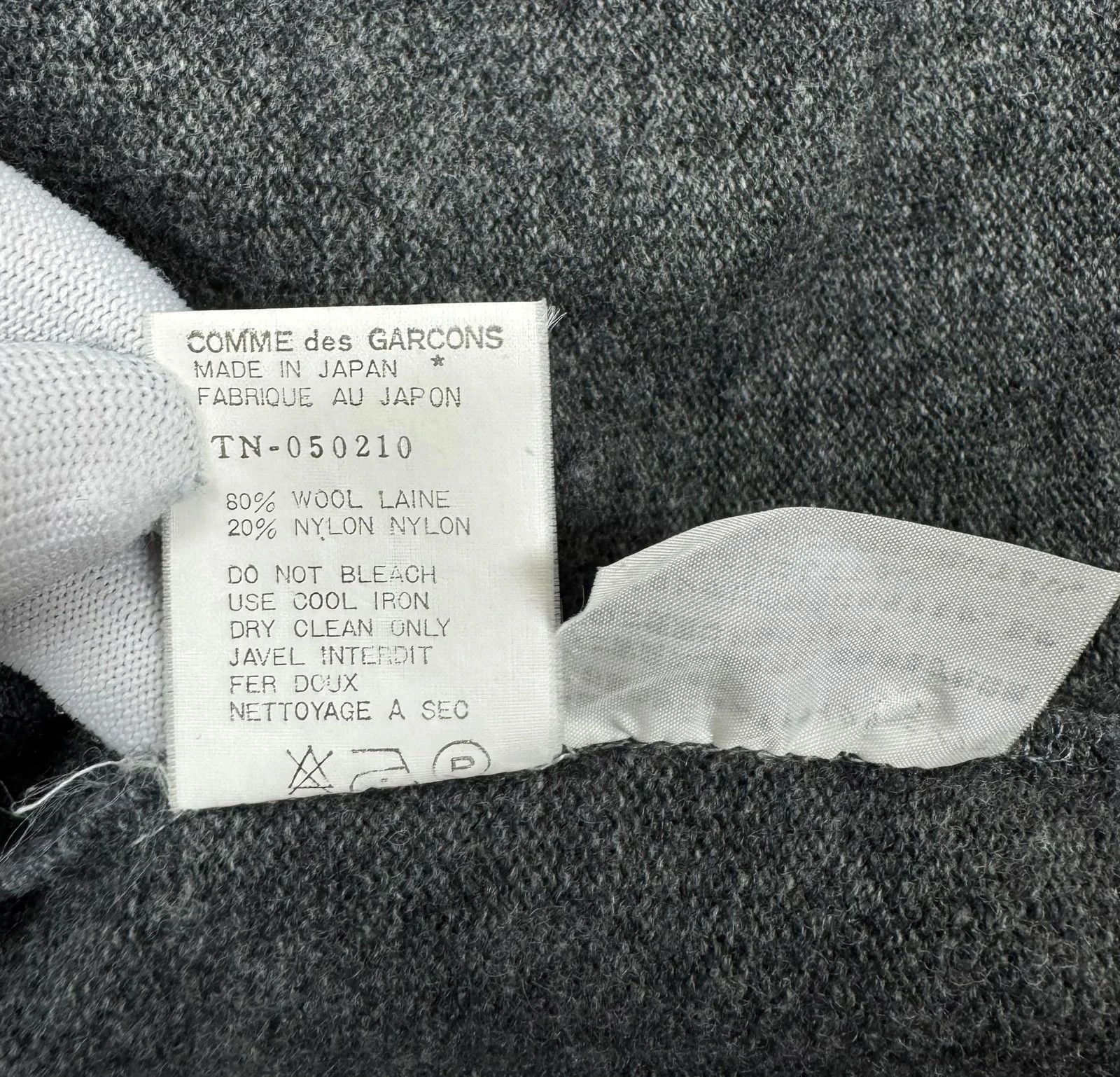 Comme des Garcons Comme Des Garcons Tricot Vintage Wool Cardigan Full Zip Size S / US 4 / IT 40 - 13 Thumbnail