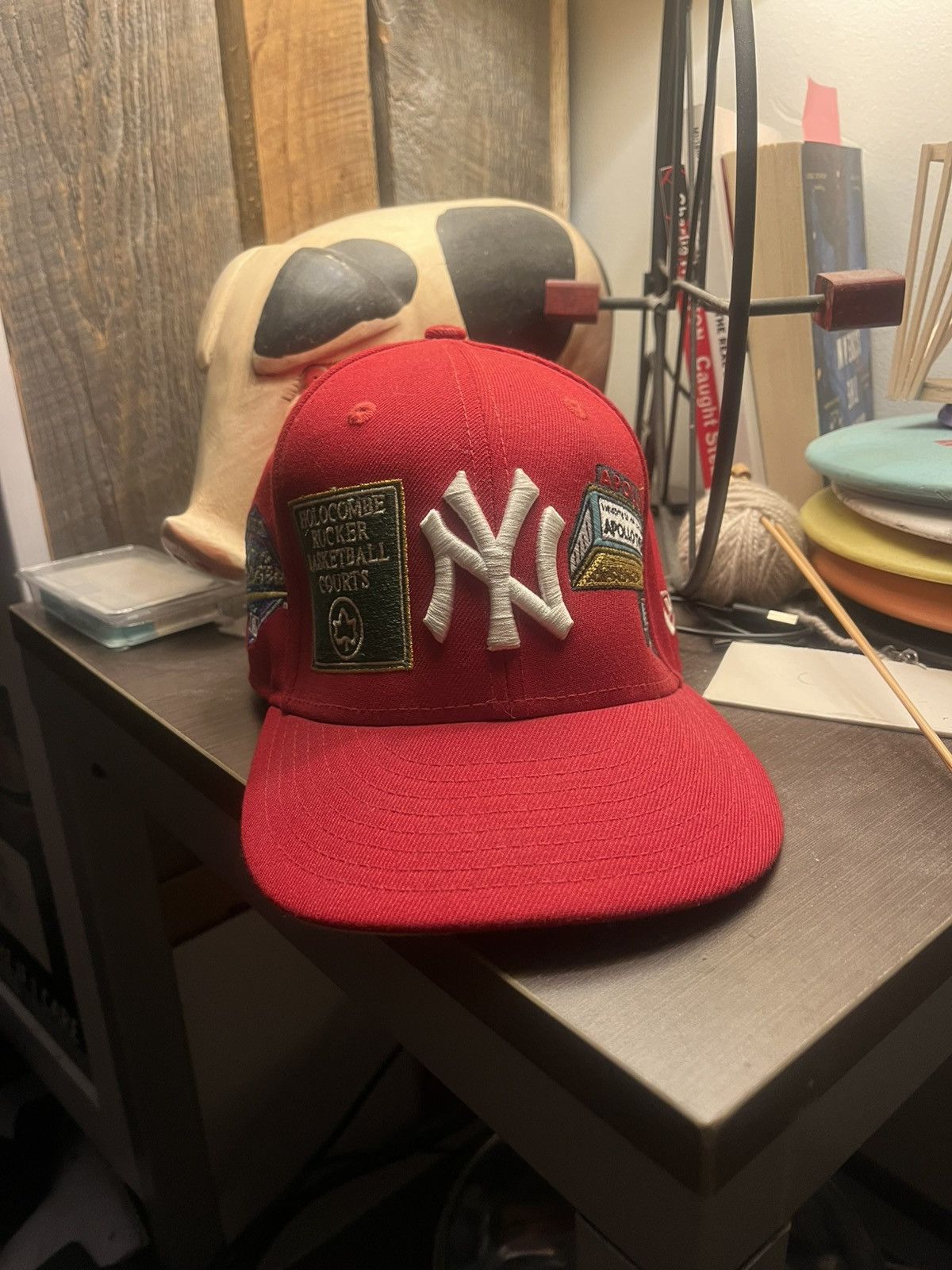 New Era Embroidered Yankees fitted hat Size ONE SIZE - 1 Thumbnail