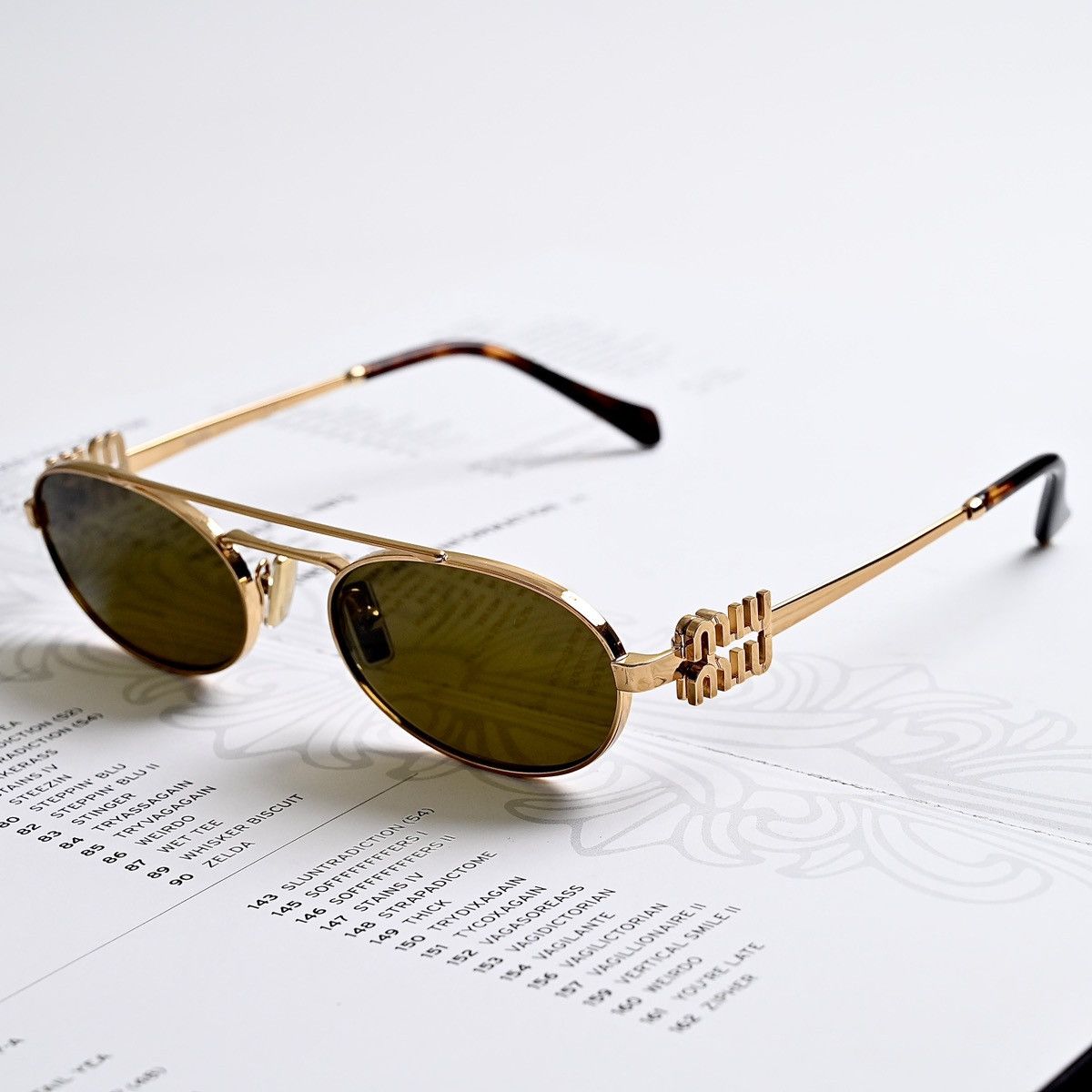 Miu Miu MIU MIU 0MU 54ZS SUNGLASSES Size ONE SIZE - 2 Thumbnail
