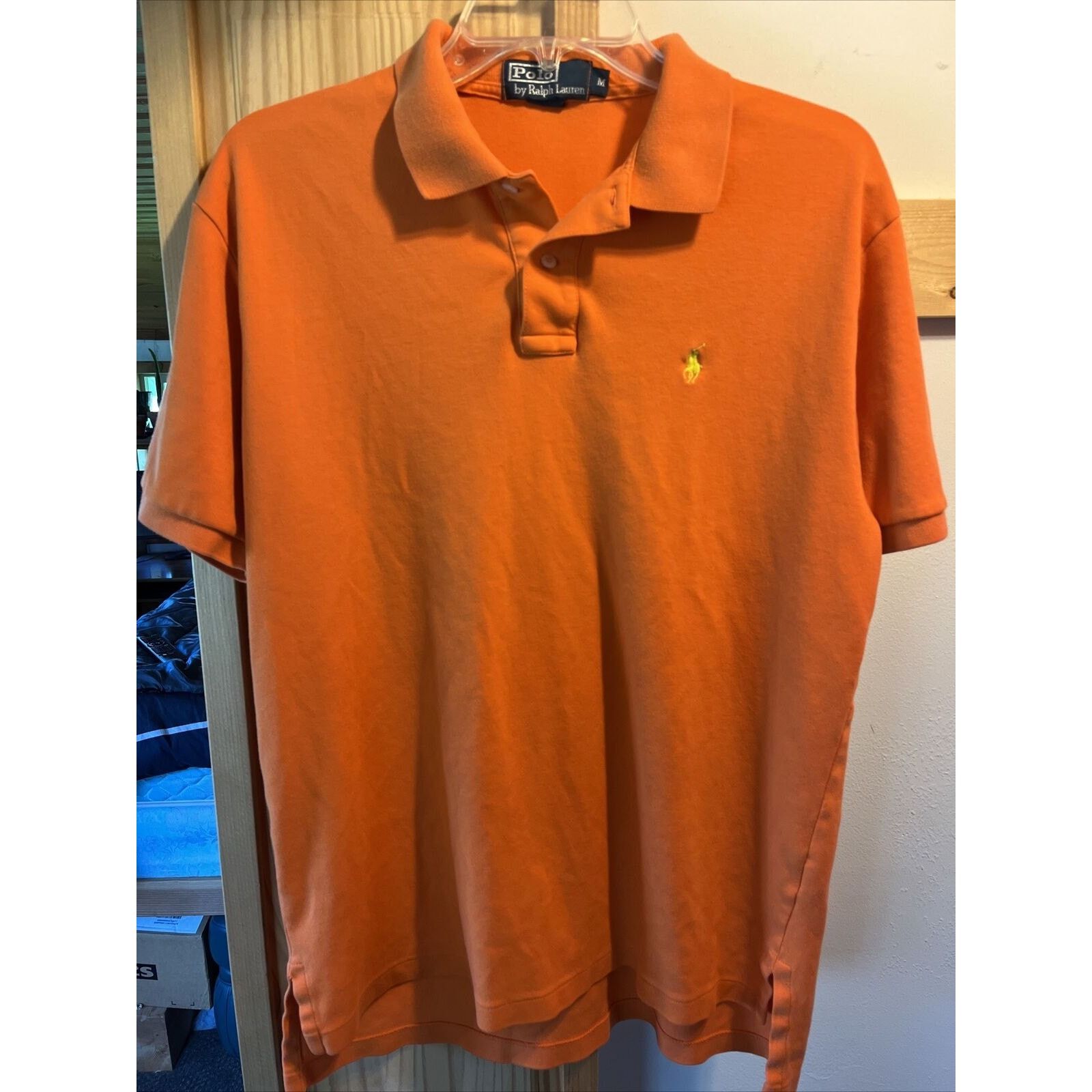 Polo Ralph Lauren Polo Ralph Lauren Men’s M Orange SS Button Cotton Polo Shirt Size US M / EU 48-50 / 2 - 6 Thumbnail