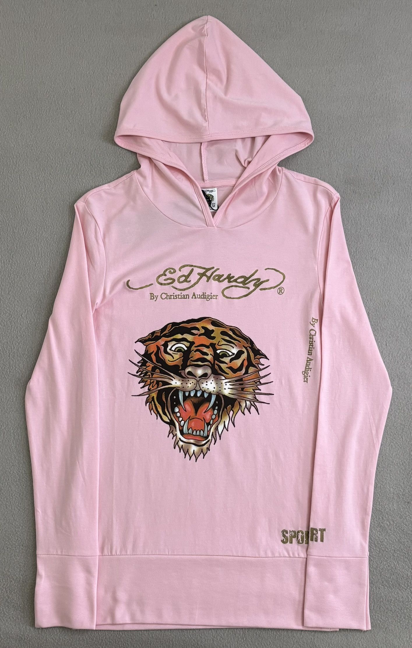 Christian Audigier × Ed Hardy Ed Hardy Sport Pink Hoodie Size M Size M / US 6-8 / IT 42-44 - 4 Thumbnail