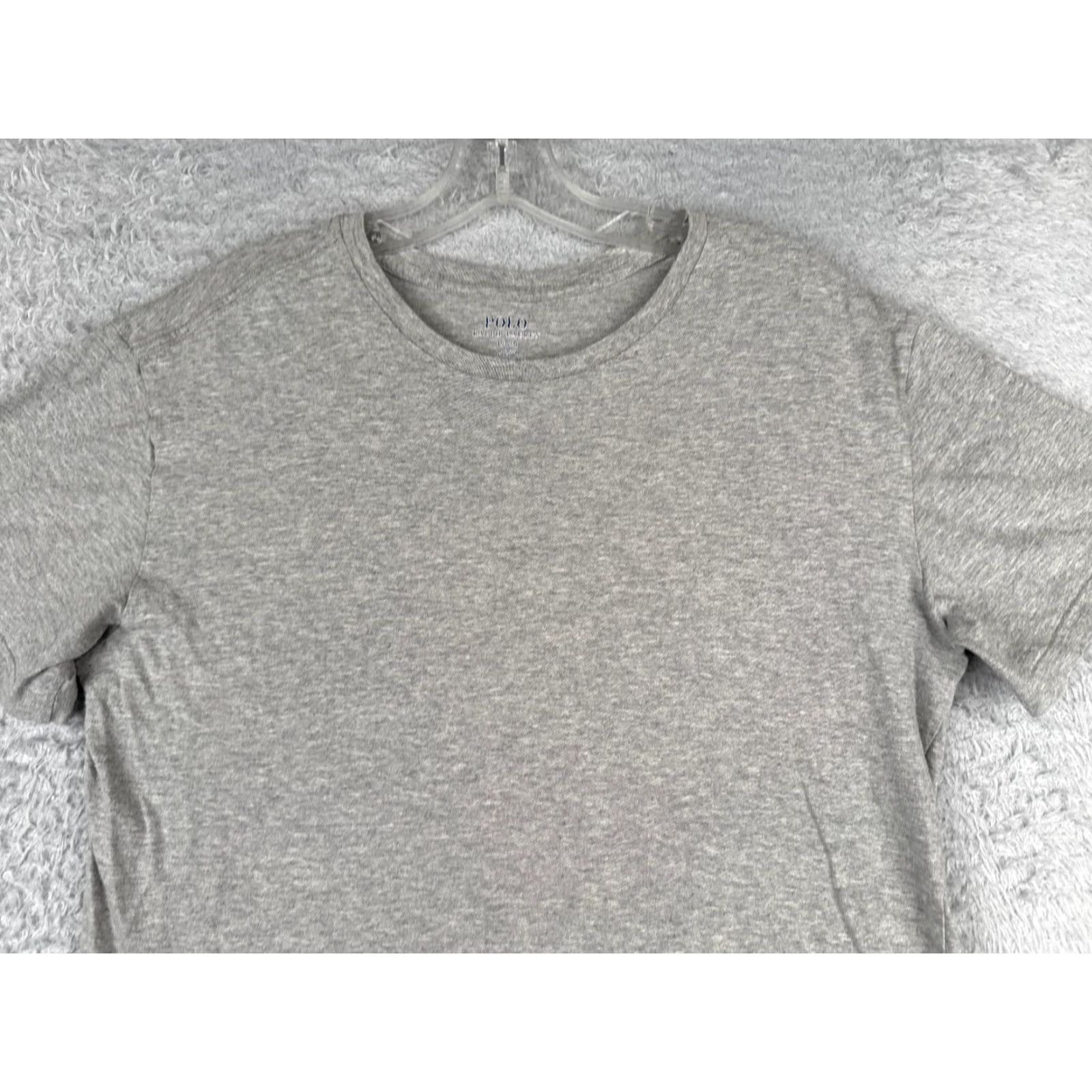 Ralph Lauren Polo Ralph Lauren Shirt Adult Large Gray Crew Neck 100% Cotton Slim Fit Size US L / EU 52-54 / 3 - 4 Thumbnail