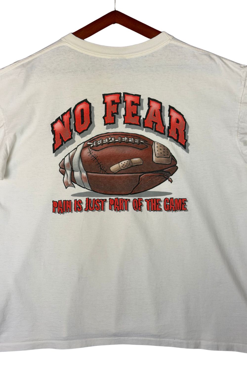 No Fear Vintage 90s No Fear Pain Is Just Part Of The Game Tee XL Size US XL / EU 56 / 4 - 11 Thumbnail