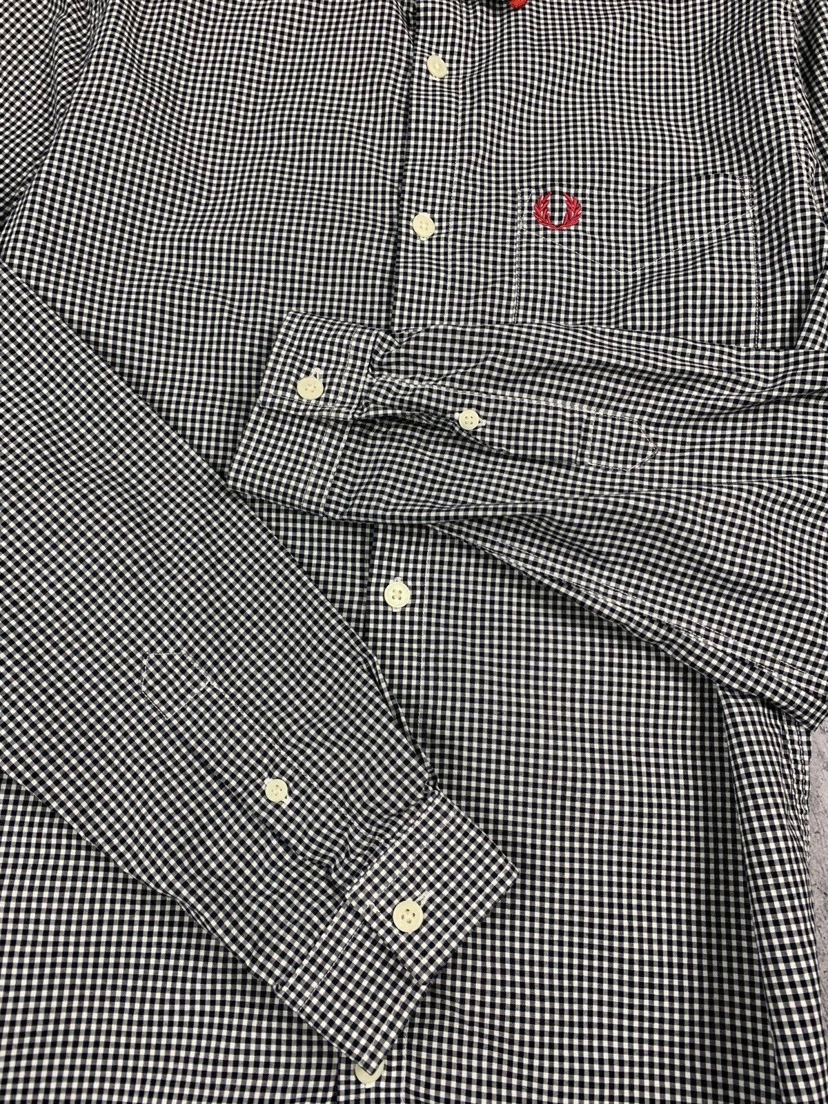 Fred Perry Designer Fred Perry Luxury Shirt checkered casual Size US S / EU 44-46 / 1 - 8 Thumbnail