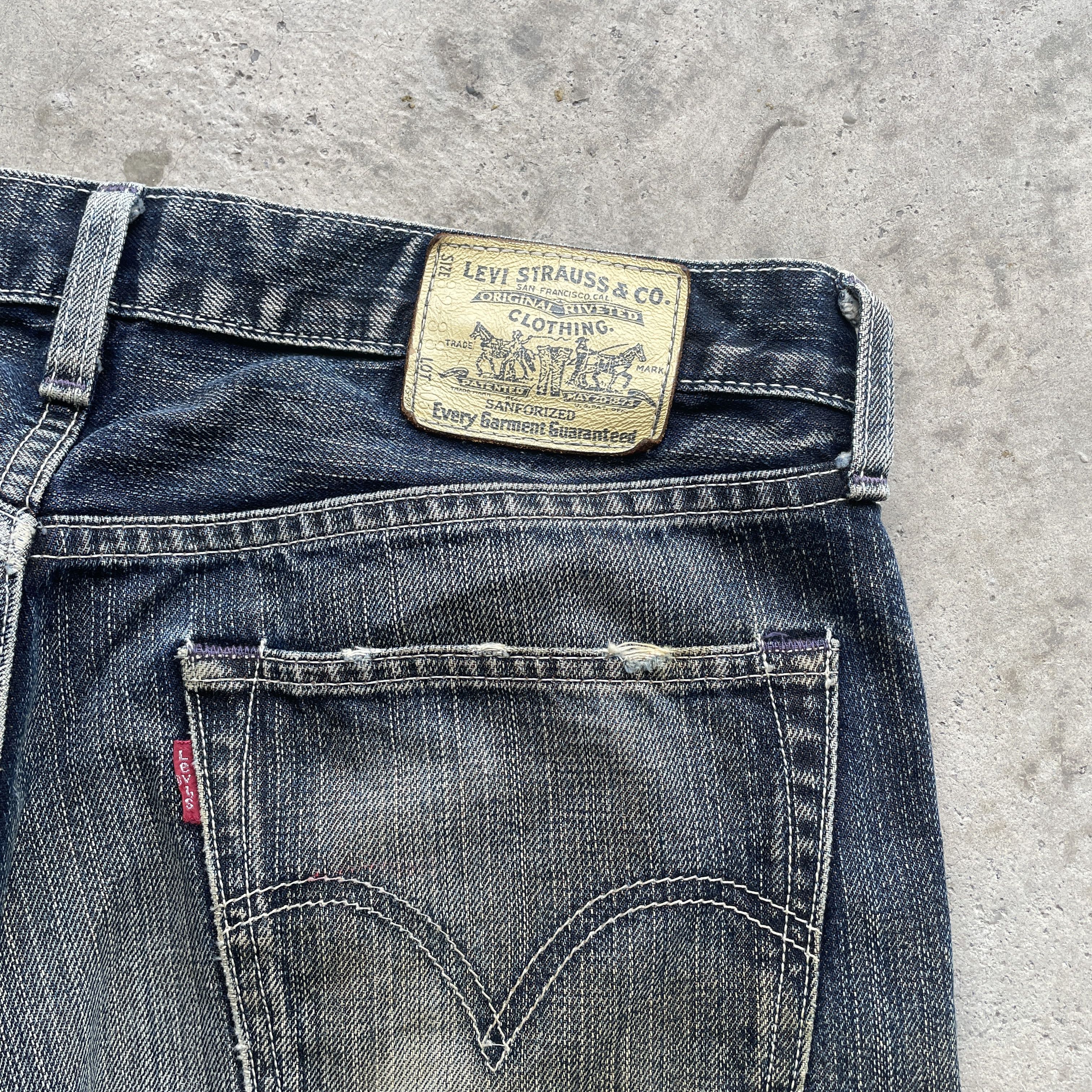 Levi's W32 VINTAGE LEVIS DISTRESSED JEANS RUSTY FADED PANTS DENIM Size US 32 / EU 48 - 8 Thumbnail