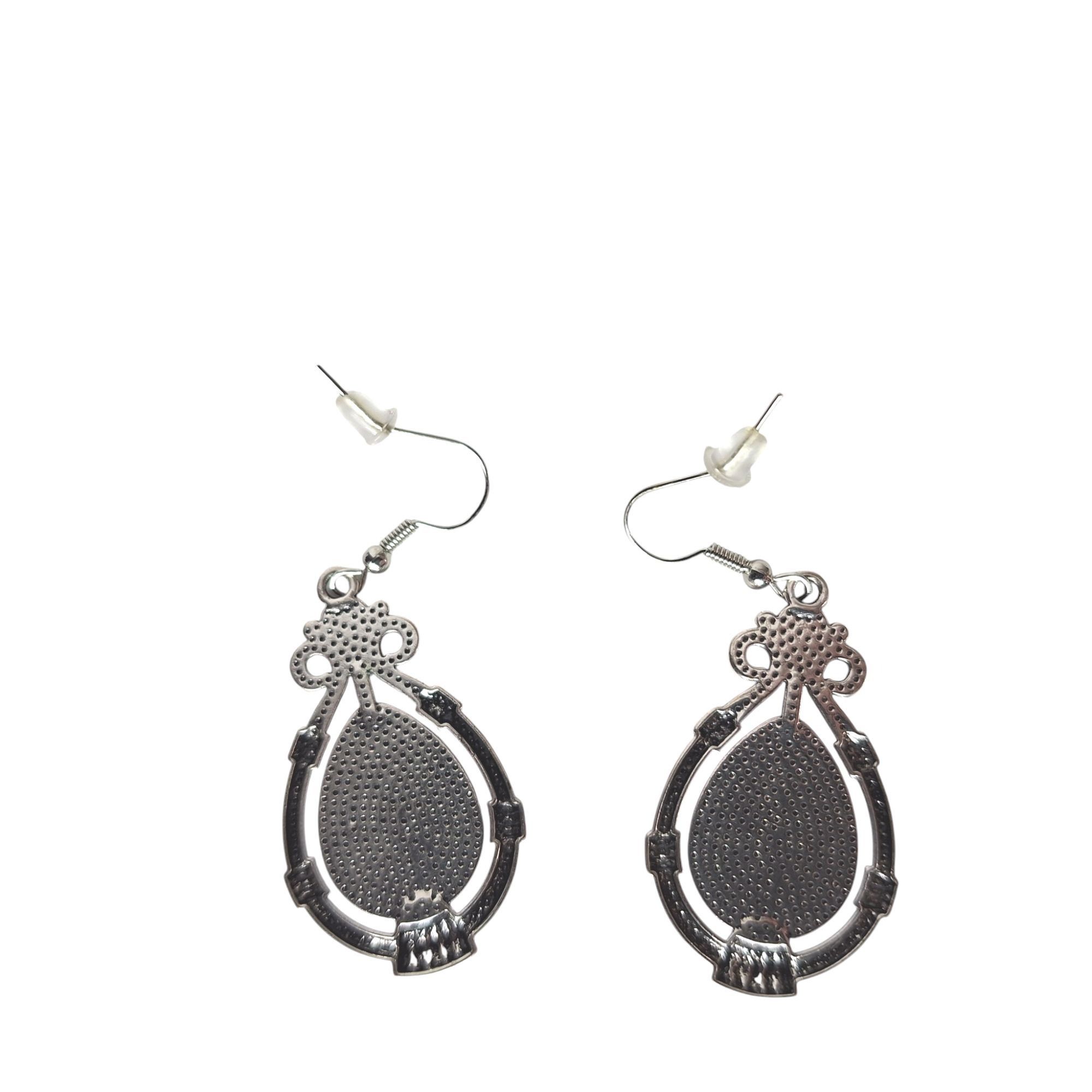 Other Pink Faux Turquoise Teardrop Dangle Earrings Western Boho Ch Size ONE SIZE - 2 Thumbnail