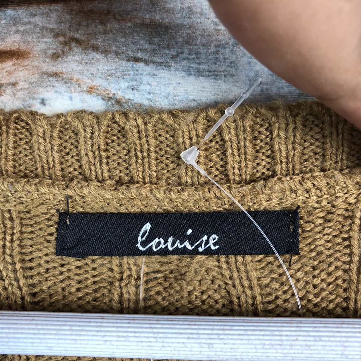 Homespun Knitwear × Japanese Brand × Vintage Lovise Brown vintage Knitwear #A1241 Size US L / EU 52-54 / 3 - 9 Thumbnail