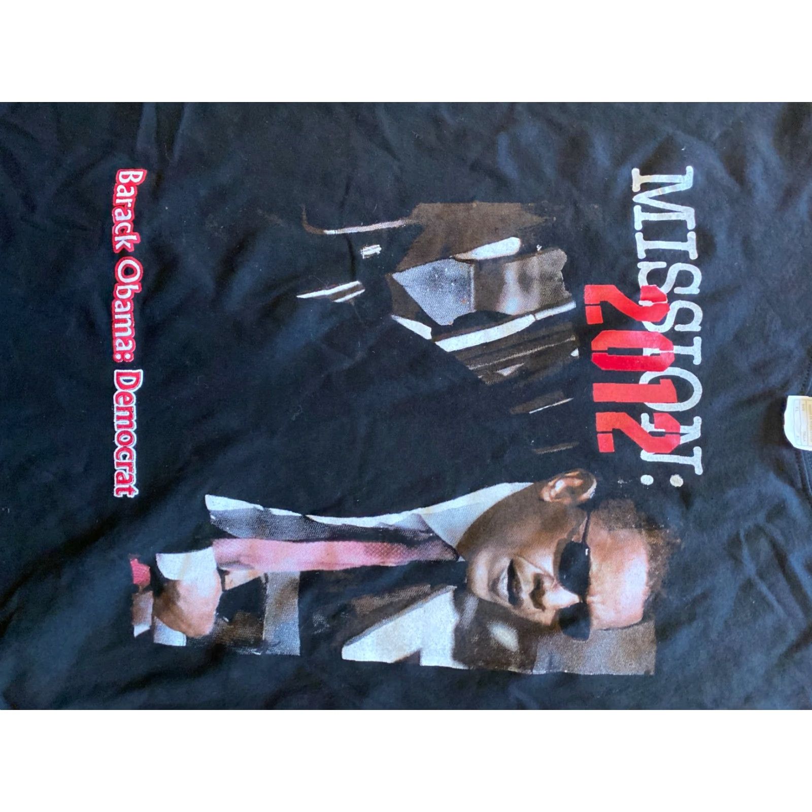 Gildan VINTAGE Barack Obama 44th President Graphic Tee Shirt XL Black Men T-Shirt USA Political Shirt Size US XL / EU 56 / 4 - 3 Thumbnail