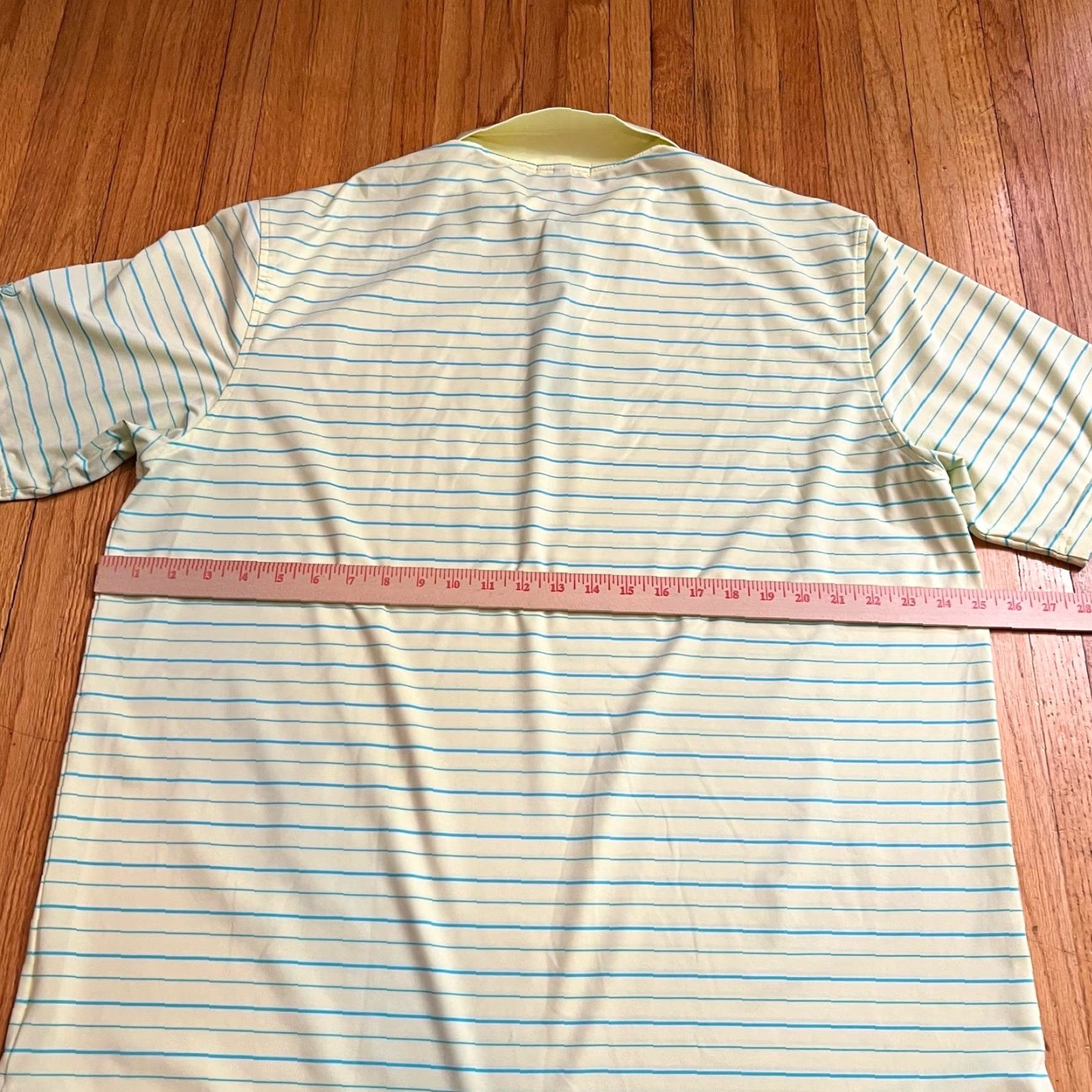 Peter Millar Peter Millar Polo Shirt Mens XL Summer Comfort Golf Performance Stripe Yellow Size US XL / EU 56 / 4 - 4 Thumbnail