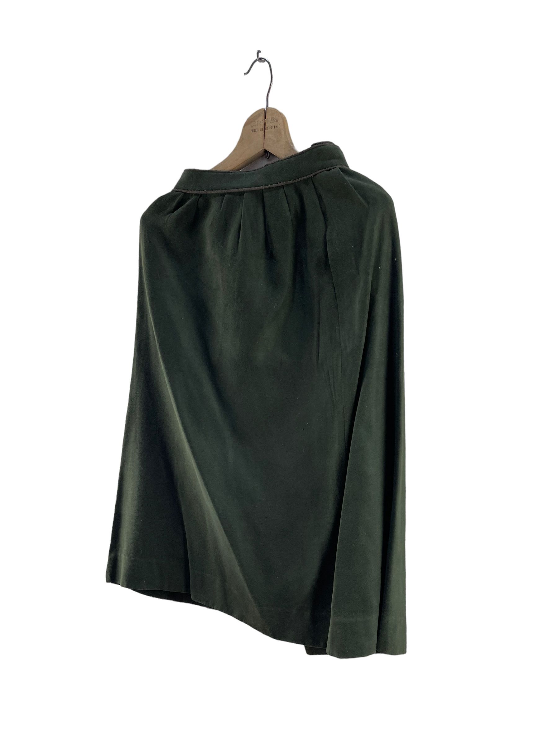 Yves Saint Laurent Vintage Green Yves Saint Laurent Midi Skirt Size 24" / US 00 / IT 34 - 5 Thumbnail
