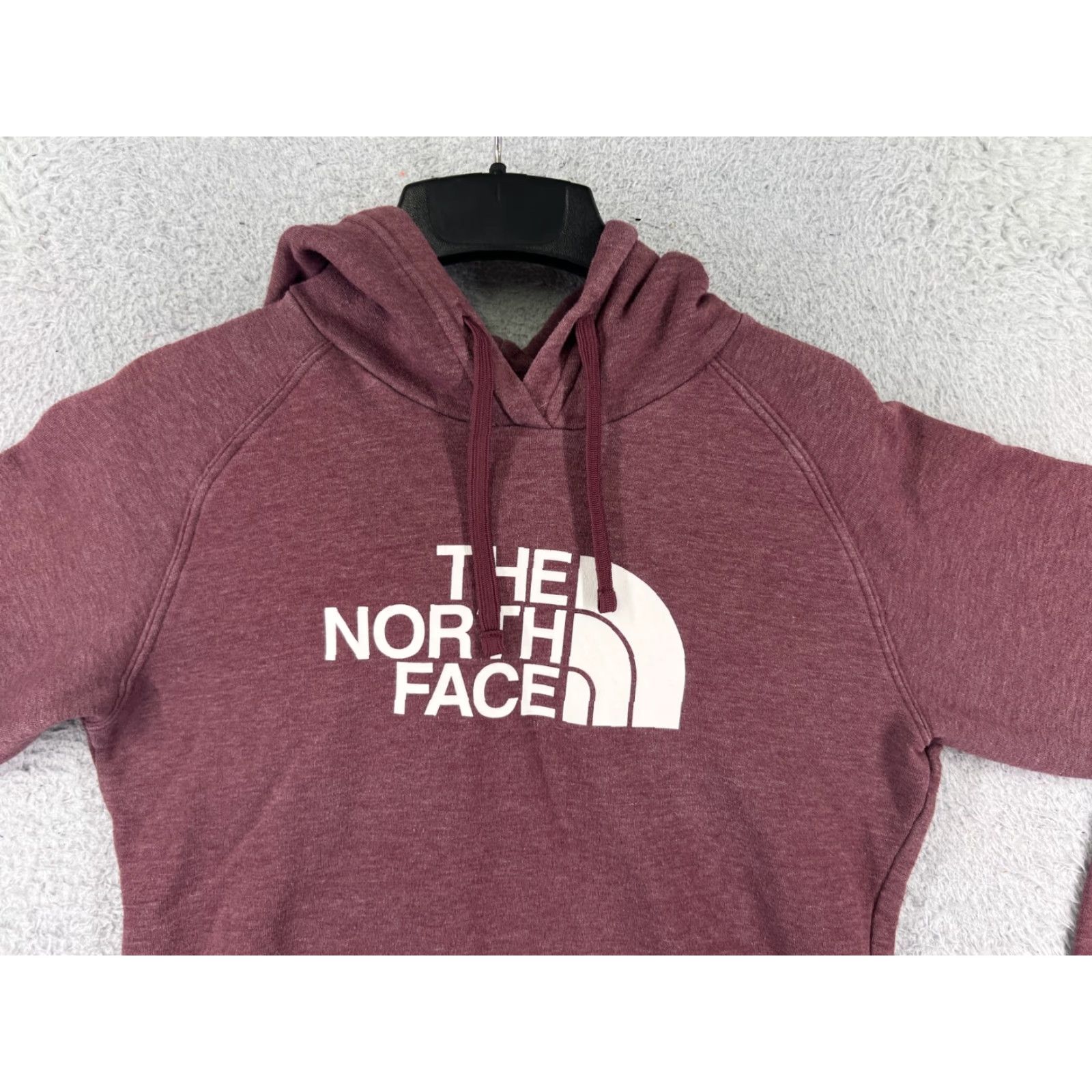 The North Face The North Face Hoodie Womens S Red Cotton Blend Jersey Hooded Pullover Logo Pocket Regular Size S / US 4 / IT 40 - 7 Thumbnail