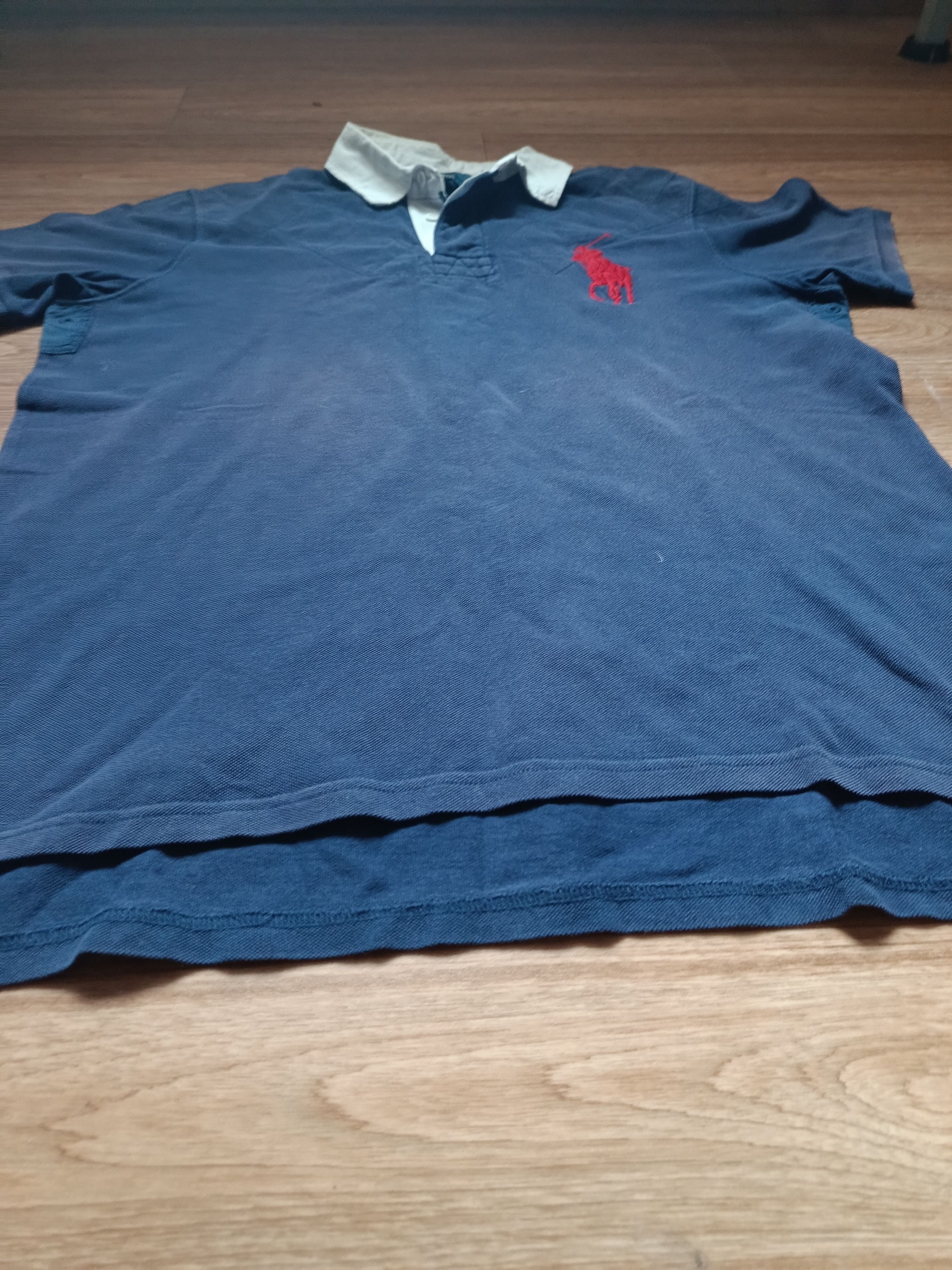 Polo Ralph Lauren × Vintage Vintage Polo Ralph Lauren Horse Blue Big Logo Size US XL / EU 56 / 4 - 11 Thumbnail