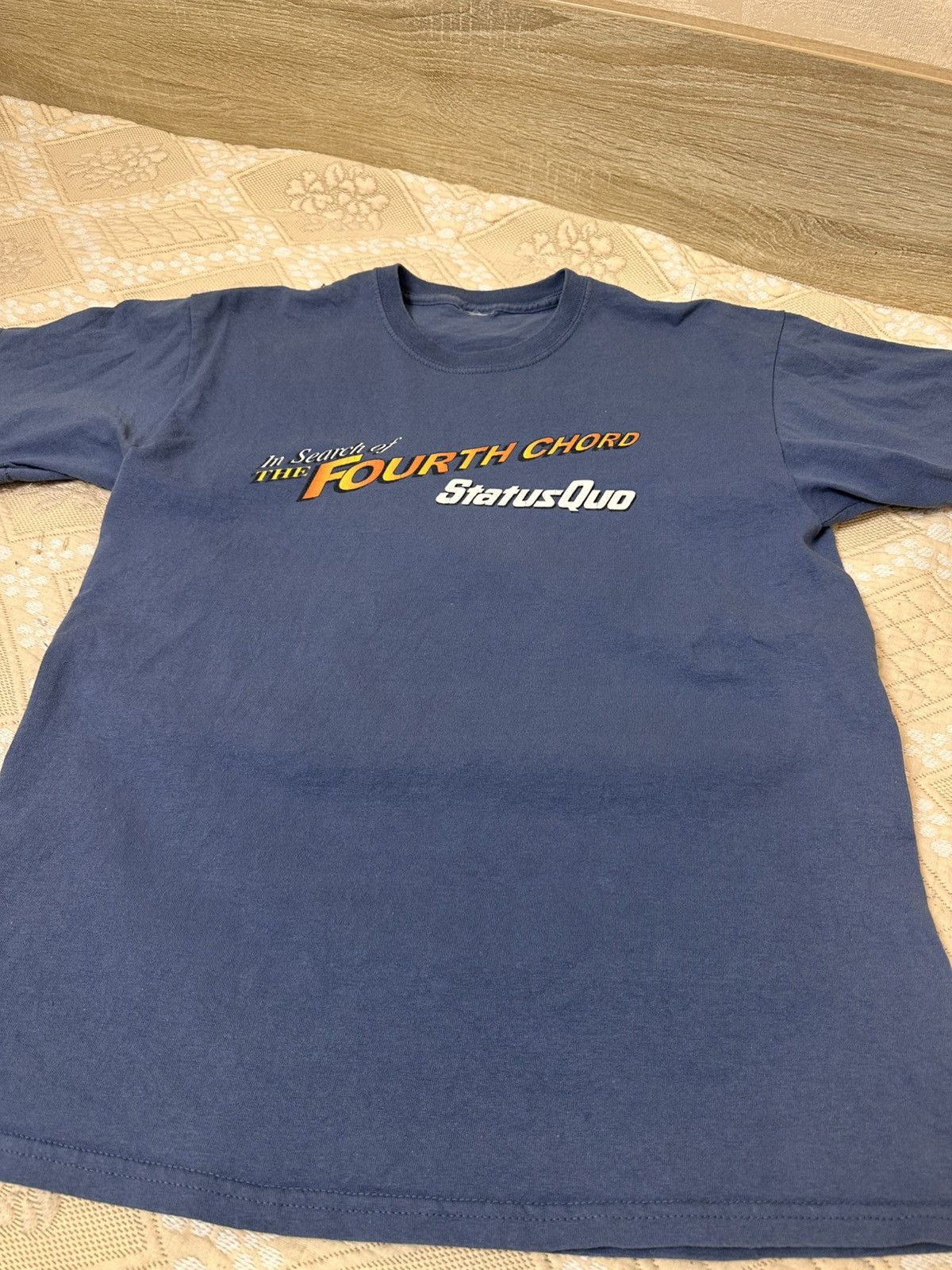 Band Tees 🔥 Status Quo In Search of the Fourth Chord 2007 Rock T Shirt Size US M / EU 48-50 / 2 - 7 Thumbnail