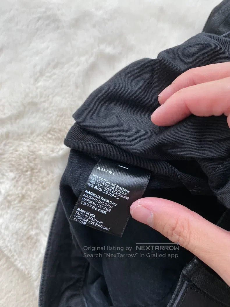 Amiri Amiri Size 28 Washed black mx1 jeans Size US 28 / EU 44 - 4 Thumbnail