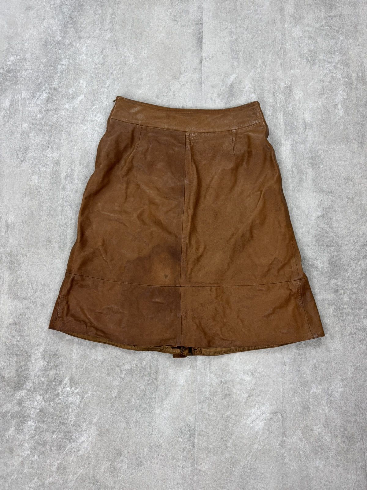 Designer × Karen Millen KAREN MILLEN Leather Mini Dress Womens Size 36 Size 27" / US 4 / IT 40 - 5 Thumbnail