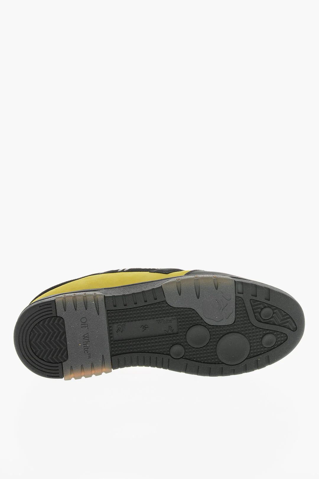 Off-White og1mm0426 Suede & Fabric Mules in Yellow & Black Size US 11 / EU 44 - 5 Thumbnail
