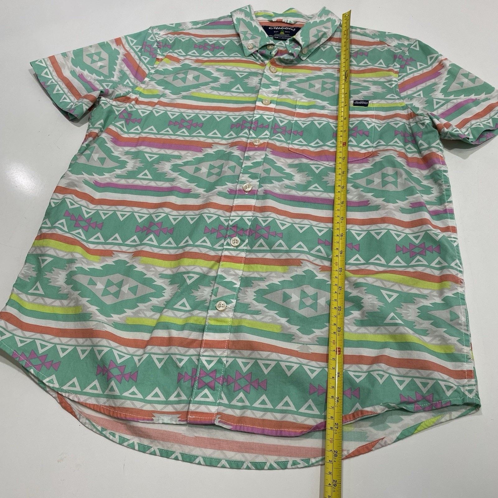 Chubbies Chubbies Friday Shirt M Pastel Aztec Zona Southwestern Size US M / EU 48-50 / 2 - 5 Thumbnail