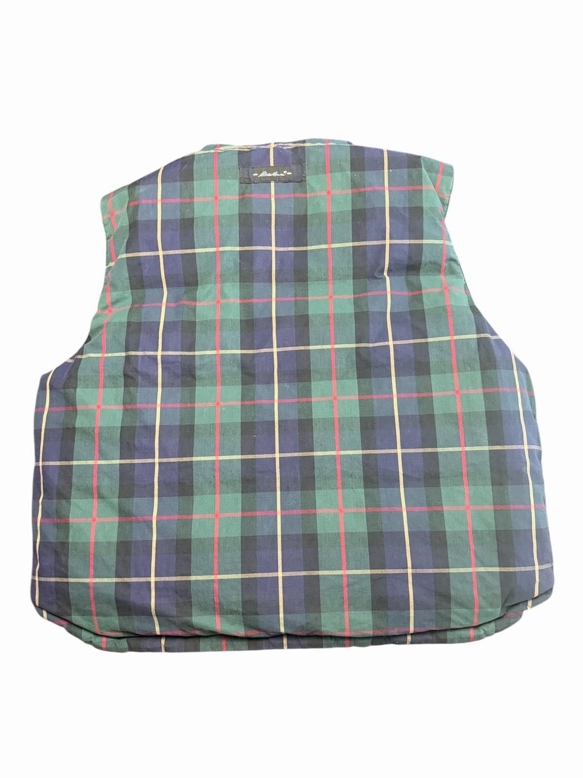 Eddie Bauer Eddie Bauer Reversible Red/Green Plaid Jacket Vest Men’s XL Size US XL / EU 56 / 4 - 4 Thumbnail