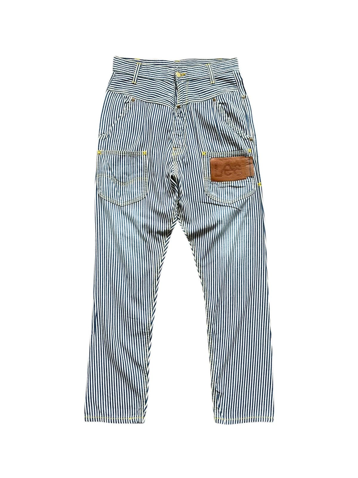 Lee × mercibeaucoup SS12 Mercibeaucoup x LEE drop crotch wabash denim jeans Size US 30 / EU 46 - 1 Thumbnail