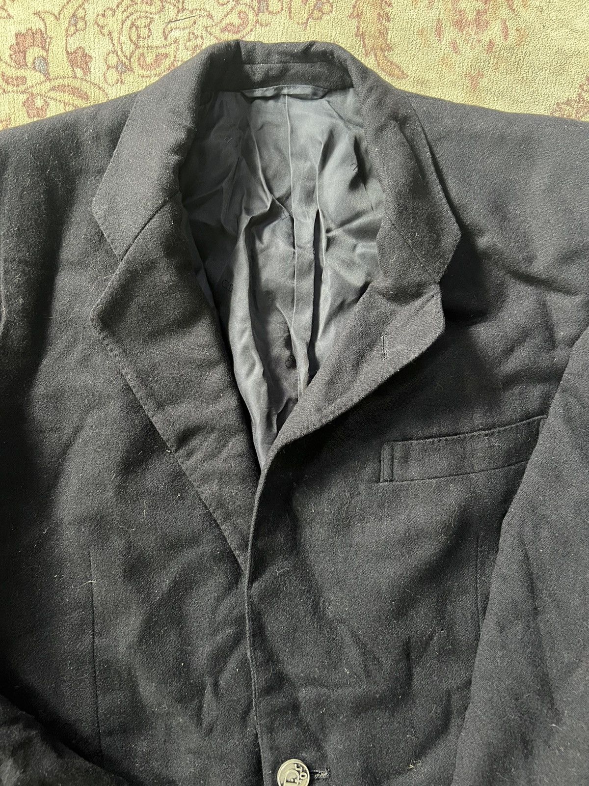 Christian Dior Monsieur Archival Christian Dior Monsieur Navy Wool BlazerJapanMarket Size US M / EU 48-50 / 2 - 5 Thumbnail