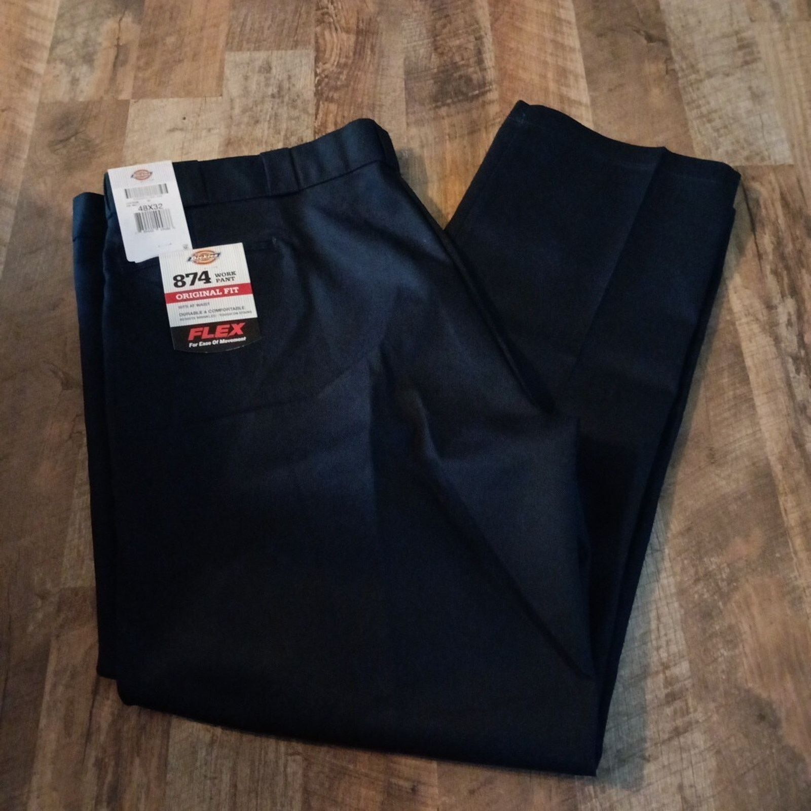 Dickies Dickies 874 Work Pants Men's 30x32 Flex Blue Original Fit Size US 30 / EU 46 - 3 Thumbnail