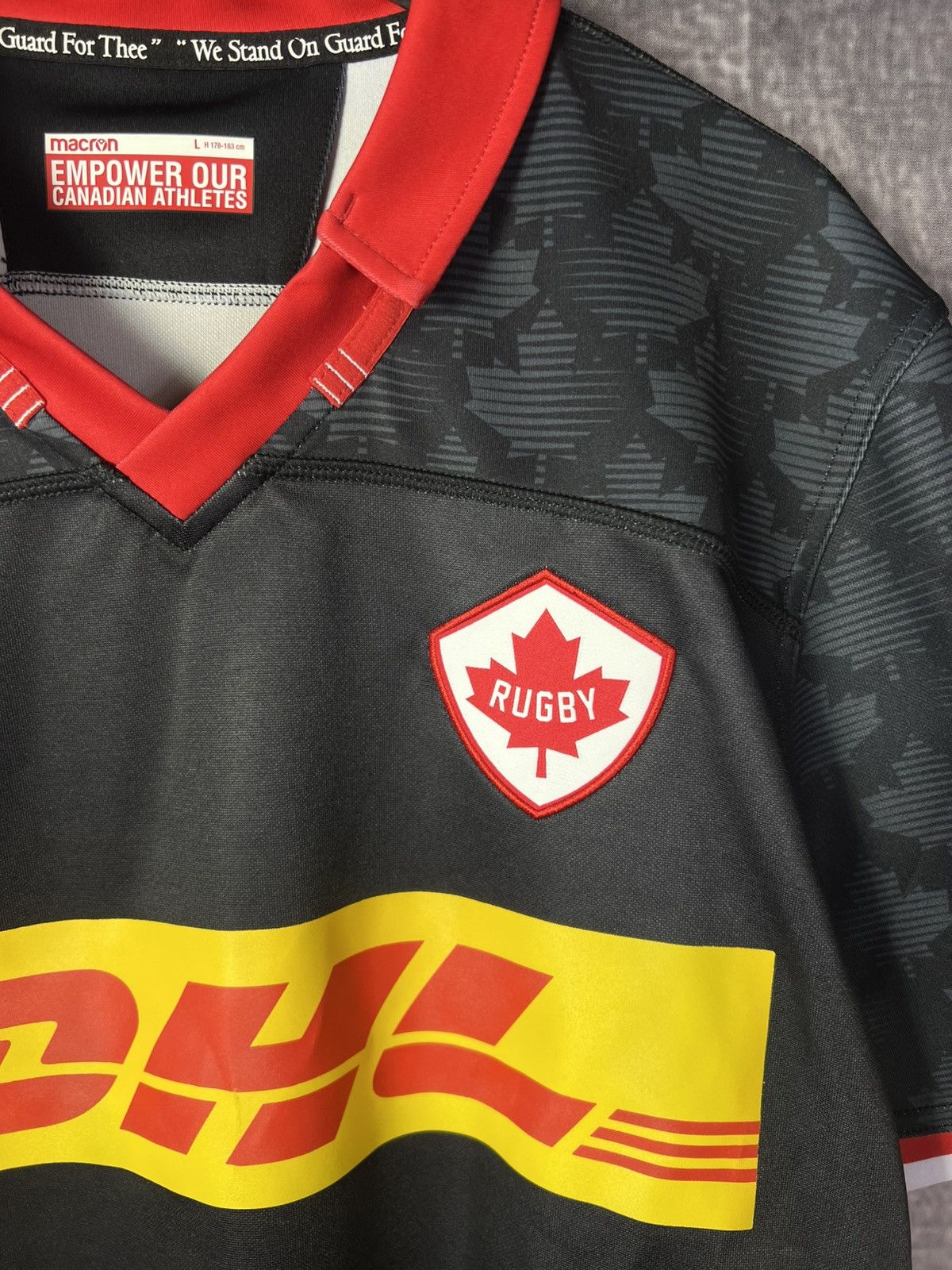 Macron Macron Canada Rugby National Team Away Jersey Shirt DHL Size US L / EU 52-54 / 3 - 5 Thumbnail