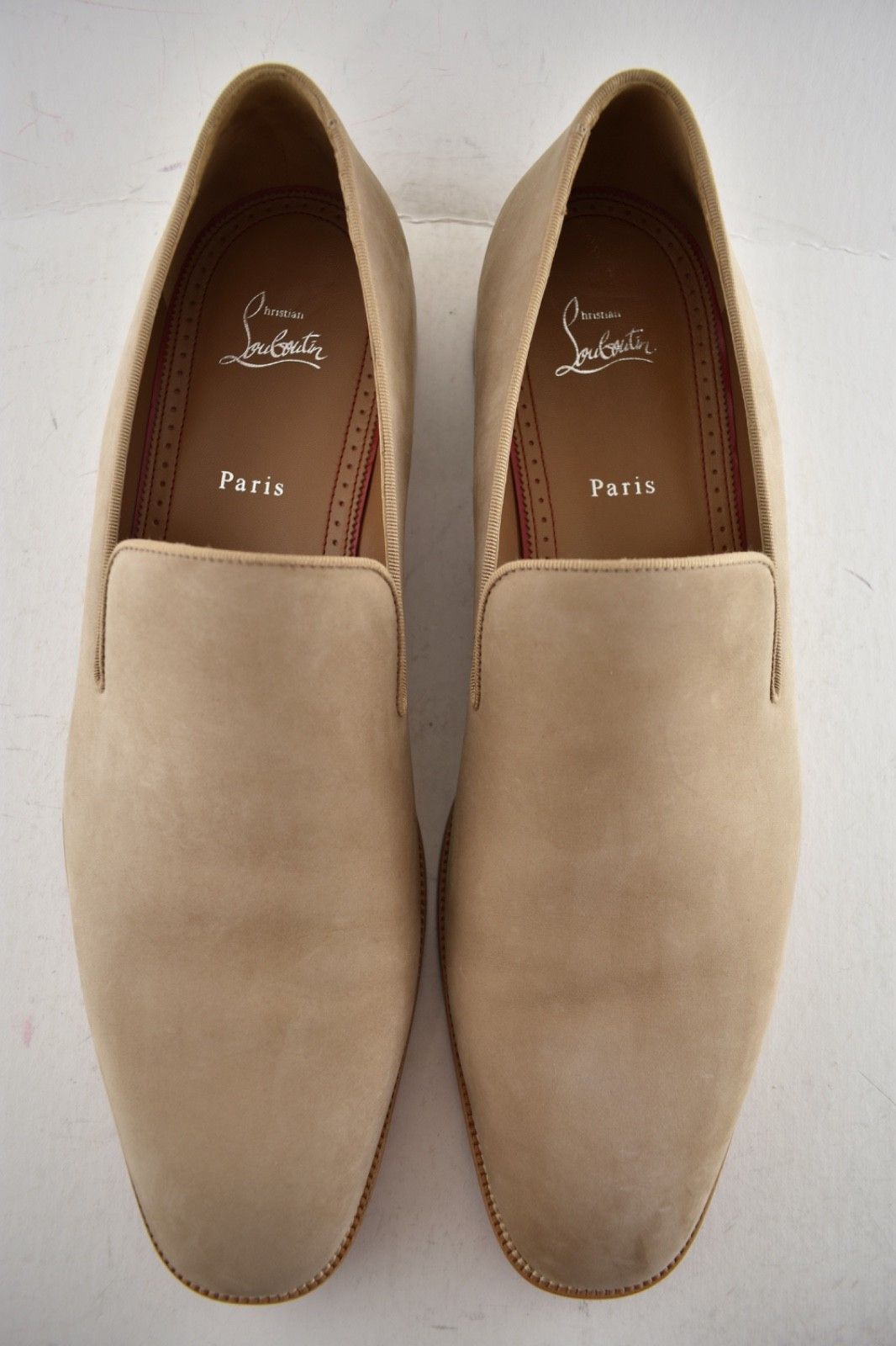 Christian Louboutin Mens Danny Flex Flat Lionne Beige Calf Dress Loafer 42 9 Size US 9 / EU 42 - 10 Thumbnail