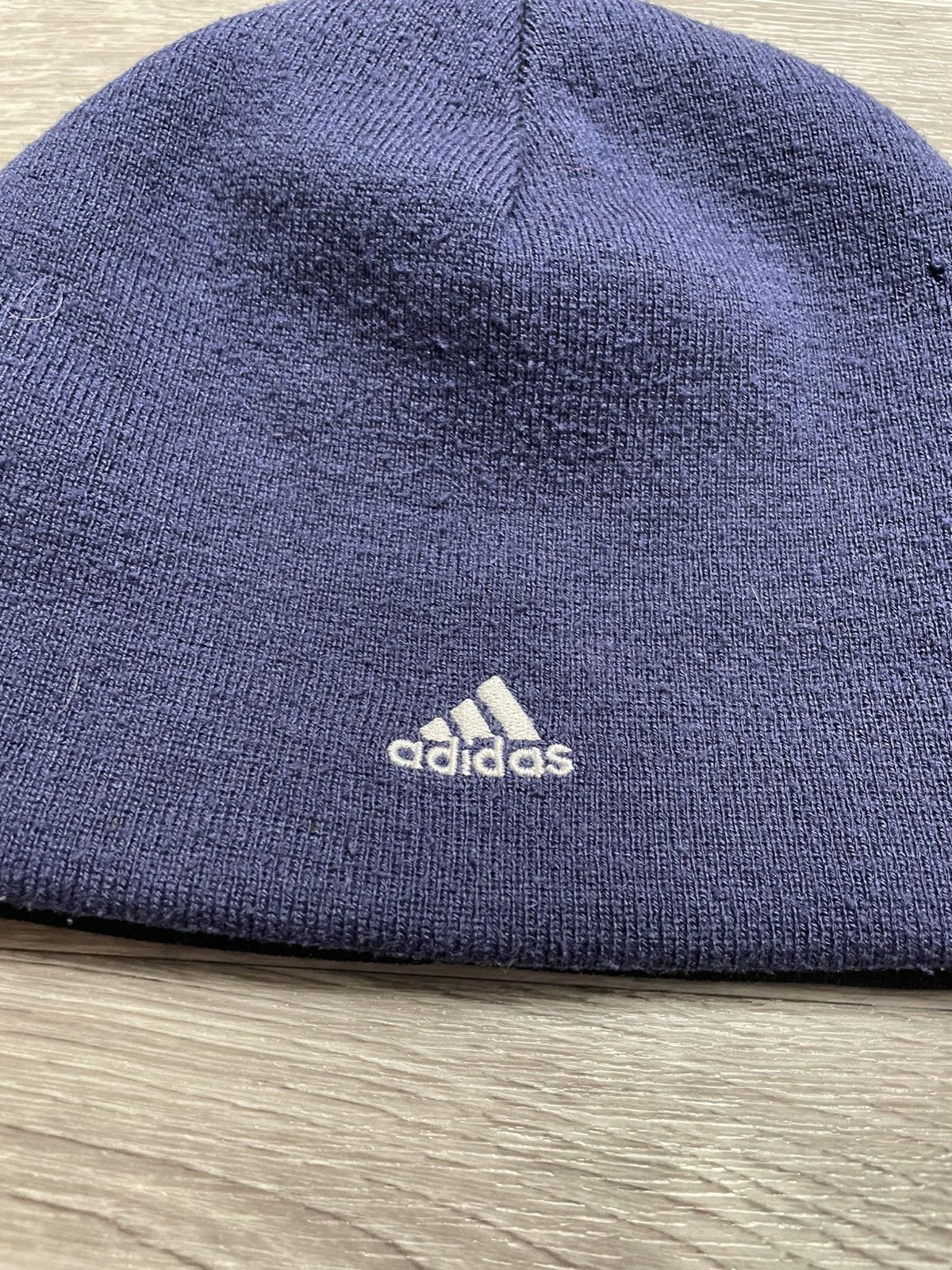 Adidas Vintage Adidas 2 in 1 Reversible 2 Sides Beanie Hat Y2K 90s Size ONE SIZE - 12 Thumbnail