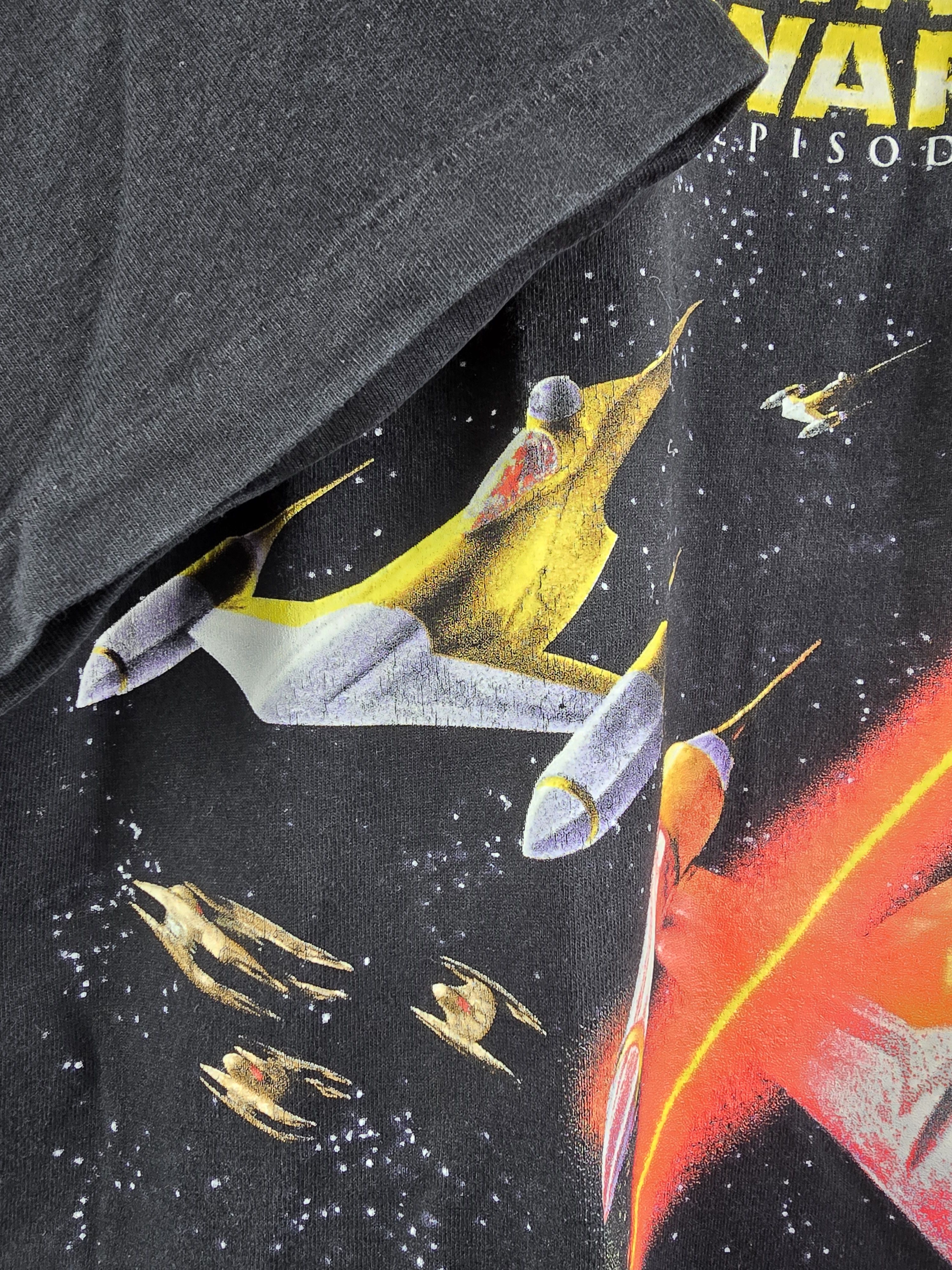 Star Wars × Vintage 90s Star Wars Episode 1 All over print XL 23" 30" Size US XL / EU 56 / 4 - 6 Thumbnail